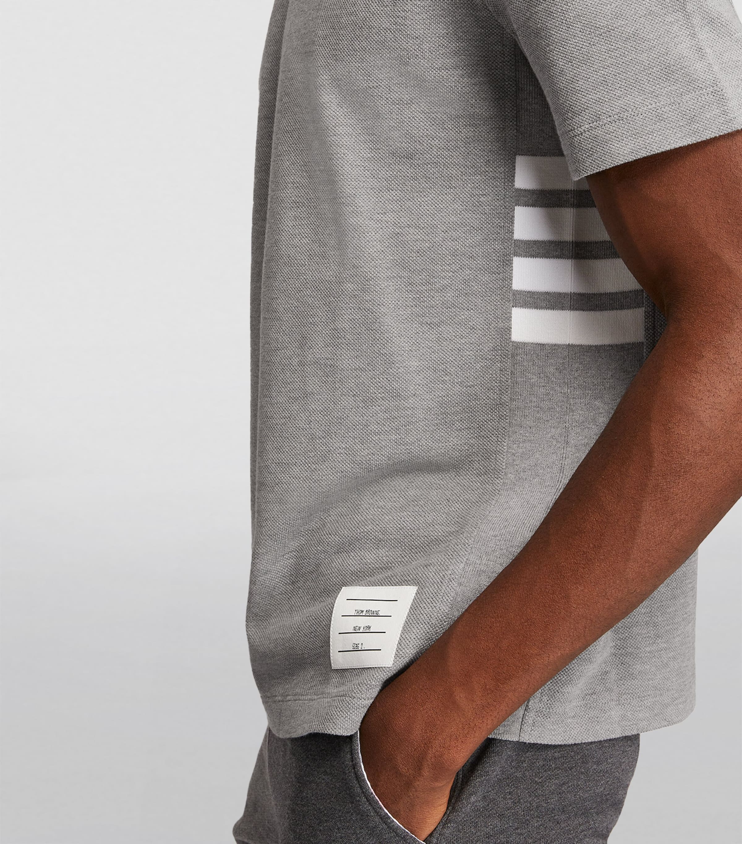 4-Bar Panel T-Shirt LT GREY Image 6