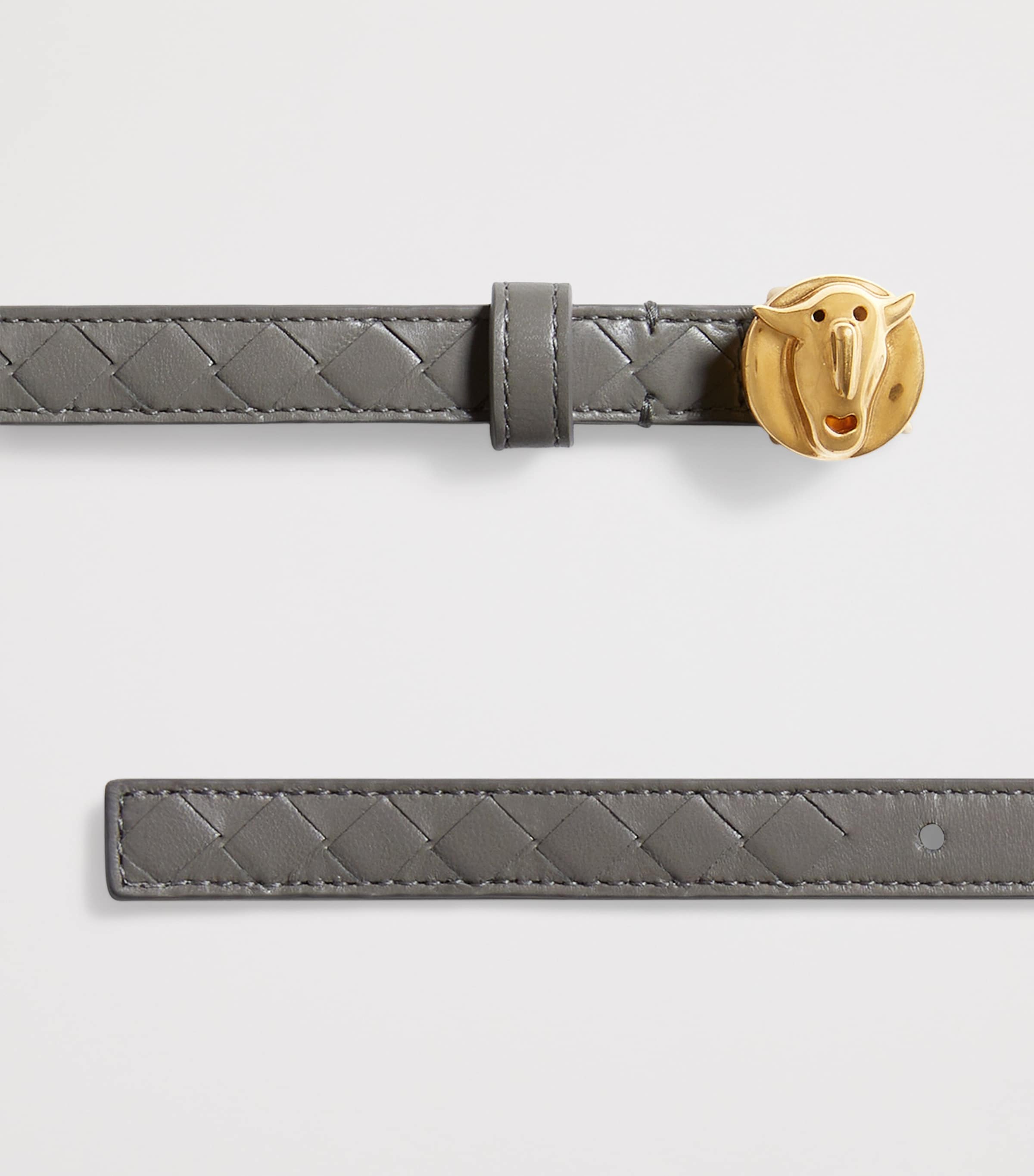 Bottega Veneta Leather Faces Belt Image 4