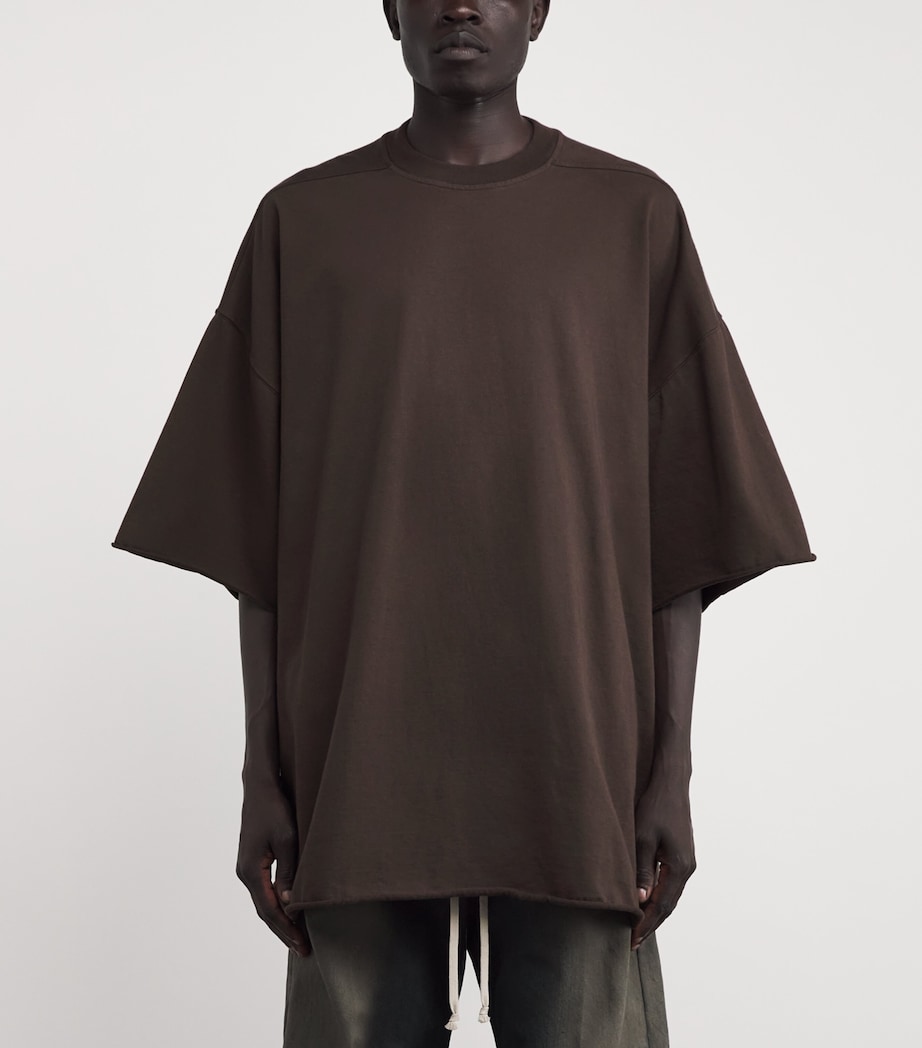 Oversized Organic Cotton Tommy T-Shirt DARK DUST/ 78 Image 3