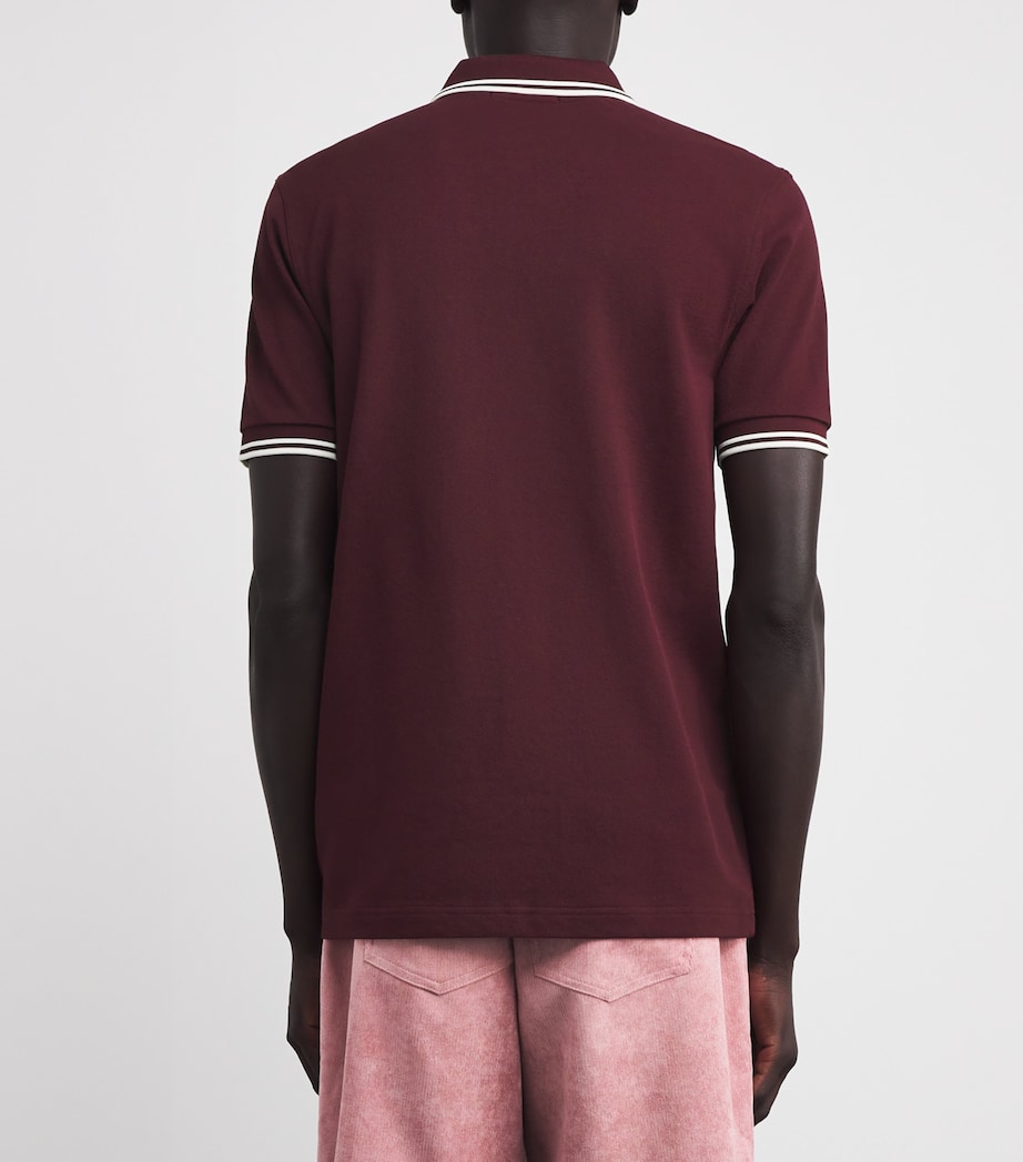 Twin Tipped Polo Shirt 597-OXBLOOD Image 4