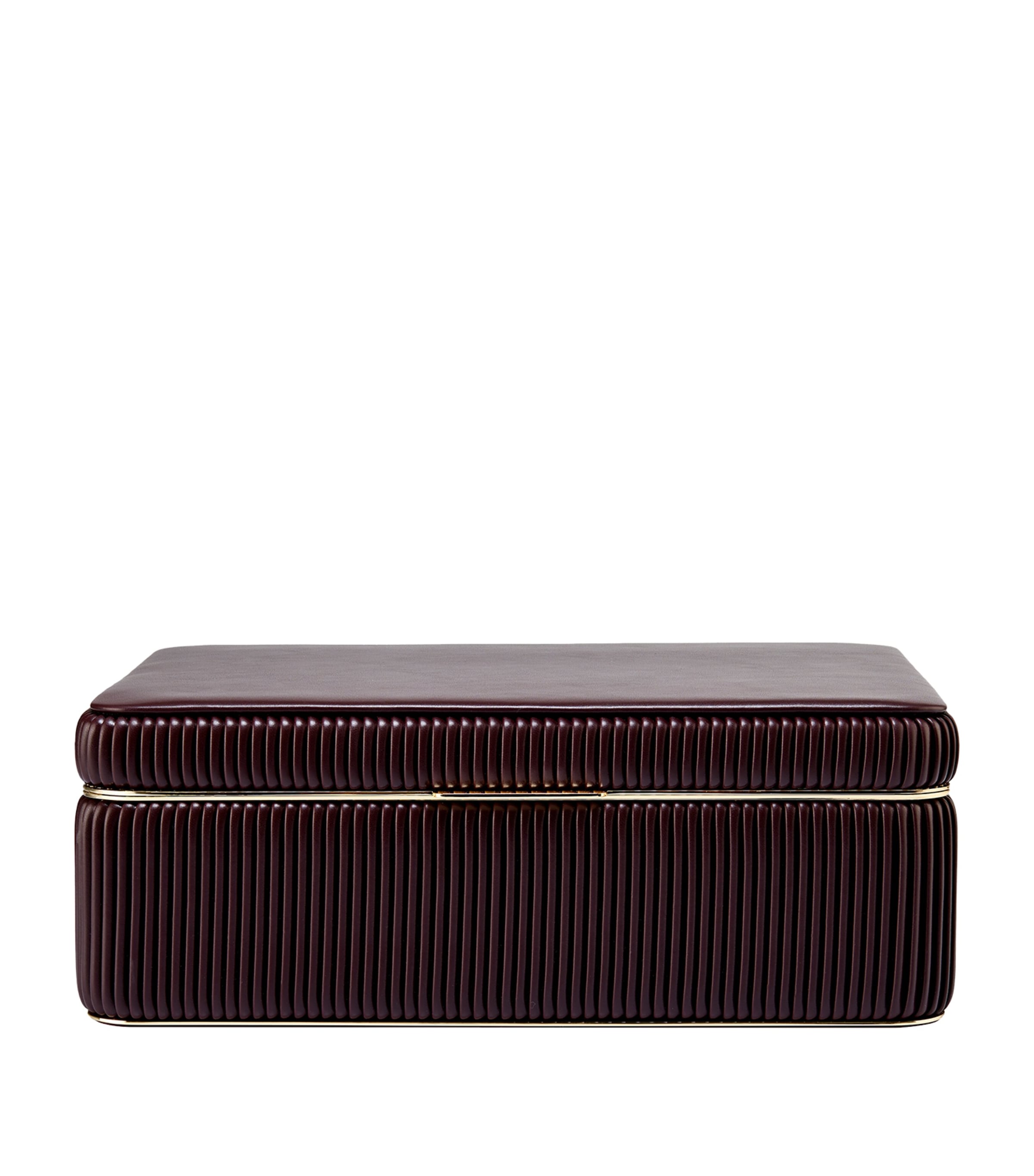 Wolf Large Bella Jewellery Box In Red