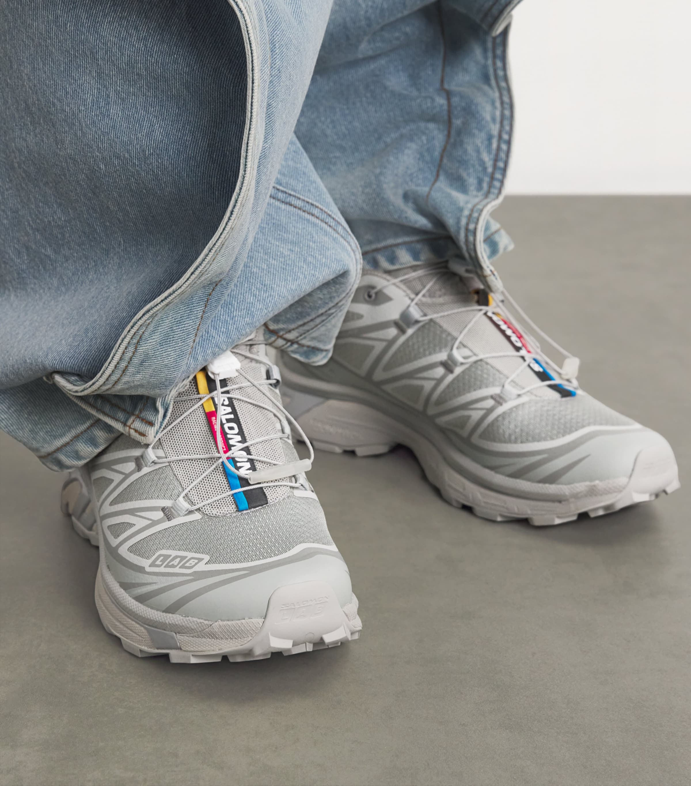 Salomon Grey XT-6 Trainers Harrods GH