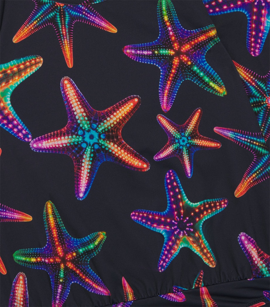 Galaxy Starfish Long-Sleeve Swimsuit (8-14 Years) 390 BLEU MARINE Image 3