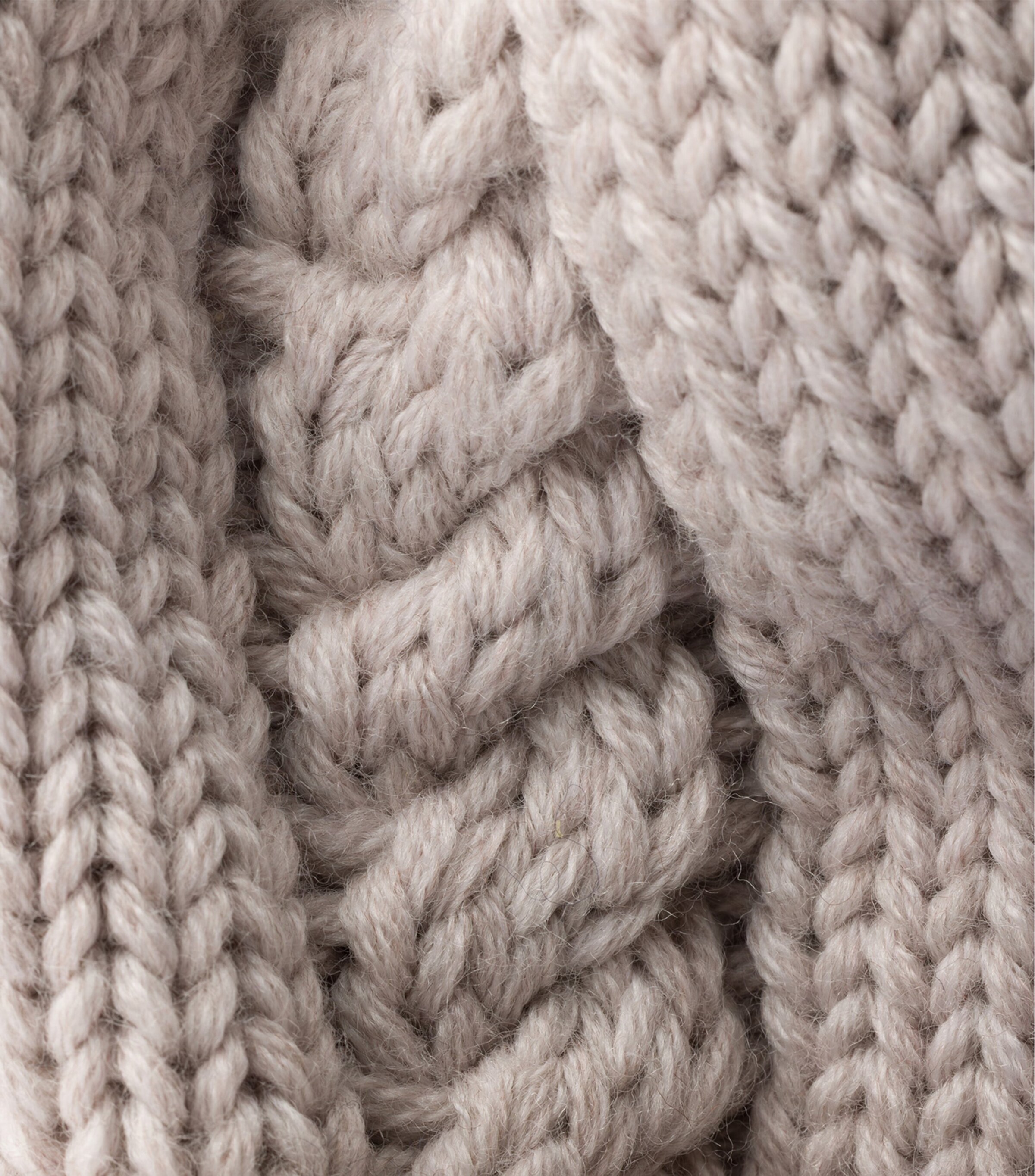 Prada Virgin Wool Triangle Beanie Neutral Image 3