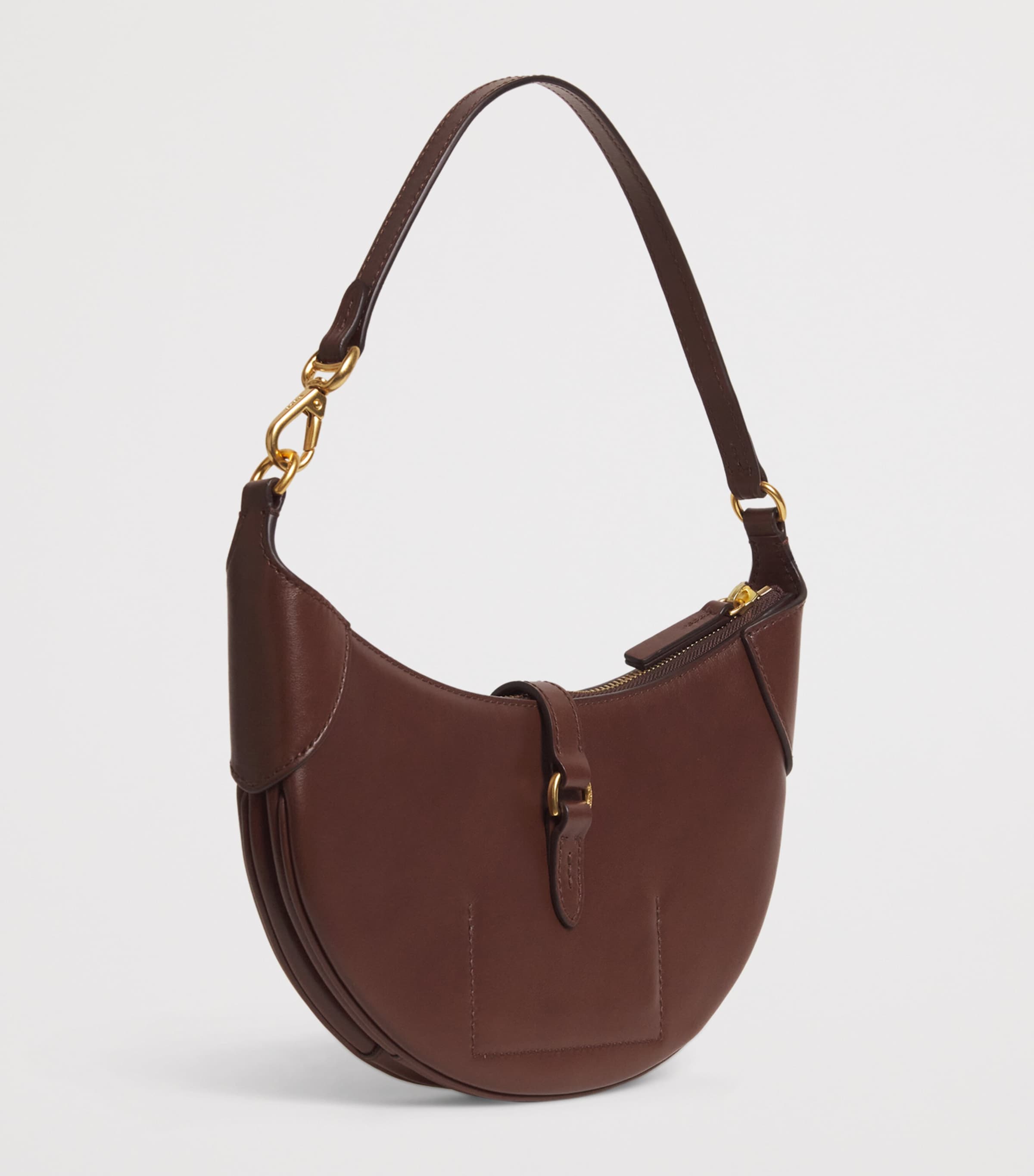 Mini Leather ID Shoulder Bag ACORN Image 3