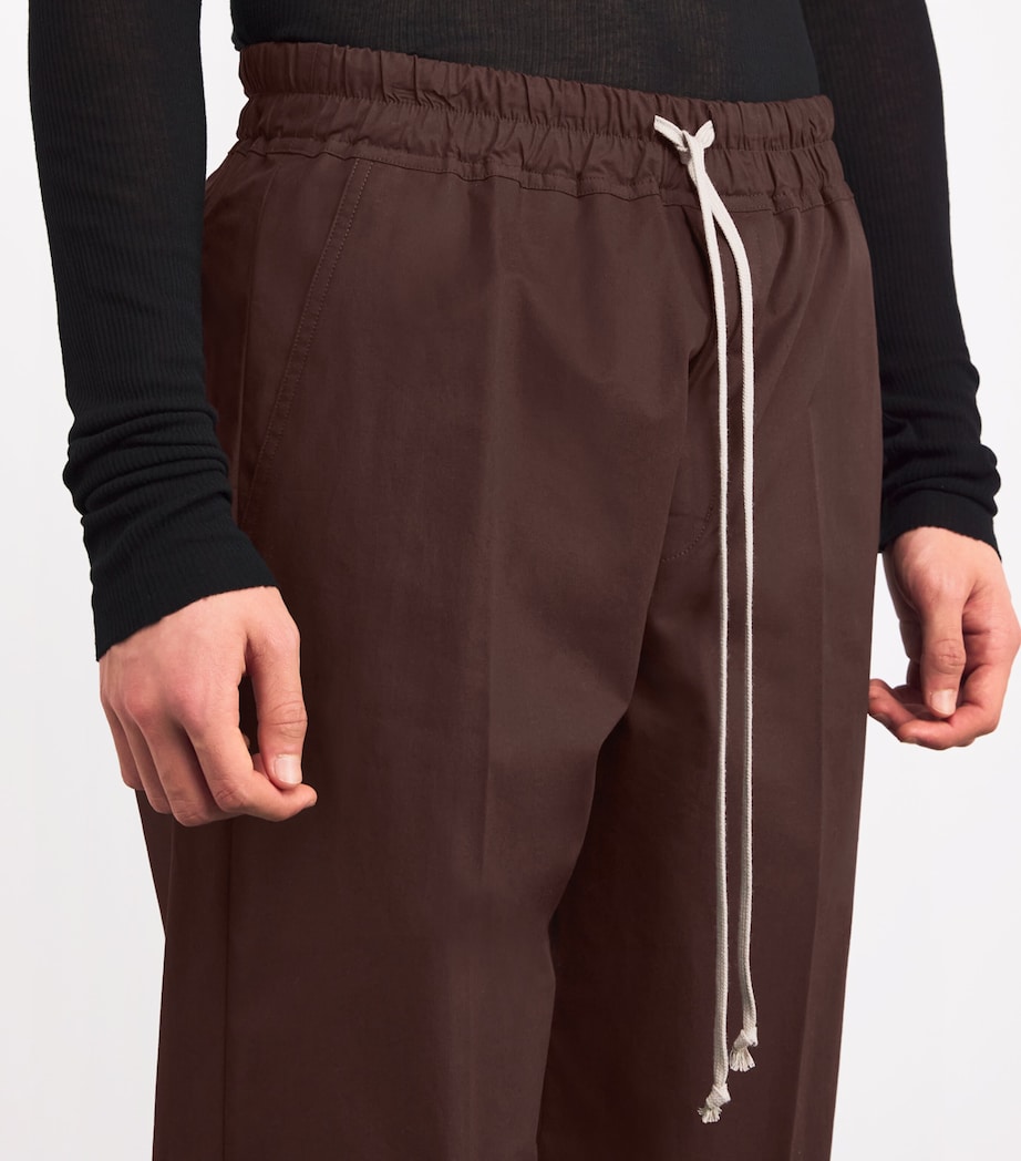 Rick Owens Mens Cotton Wide-Leg Sweatpants Image 6