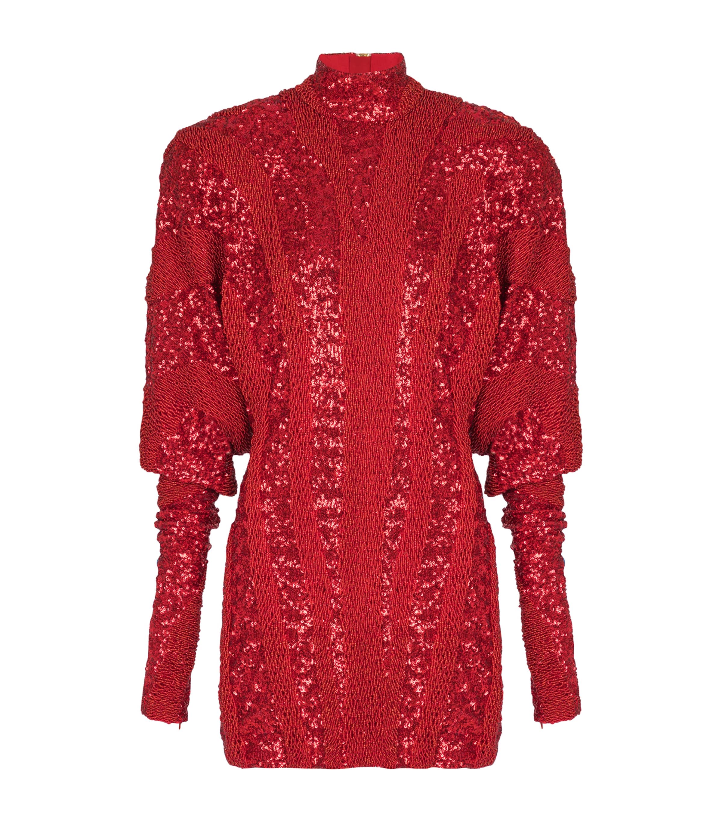 Crystal-Embellished Split Maxi Dress MHF ROUGE Image 1