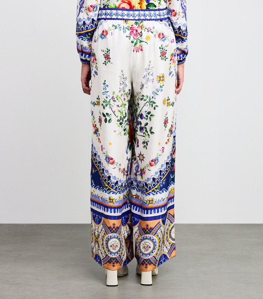 Silk Tiles Darls Wide-Leg Trousers TILEDARL Image 4