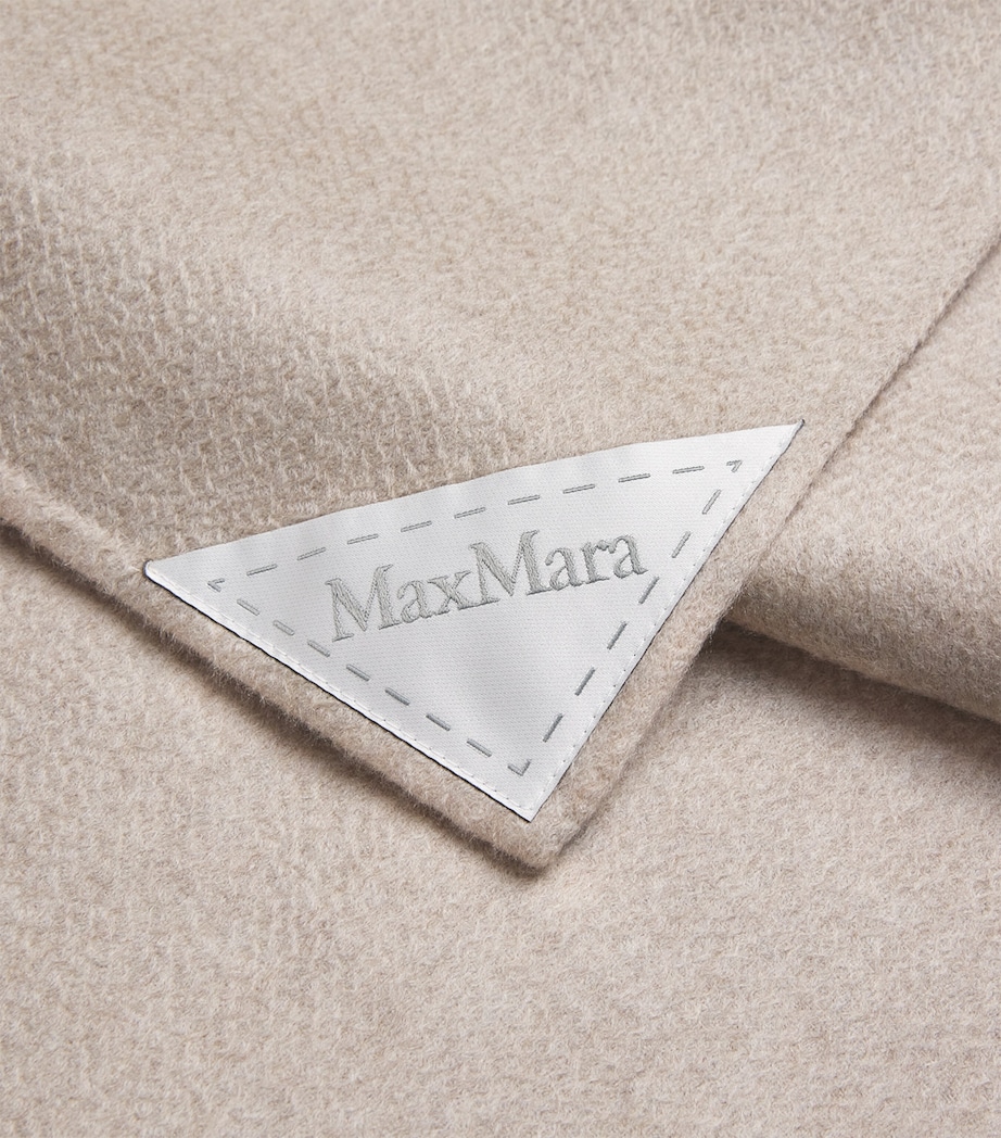 Cashmere Hooded Scarf BEIGE Image 4