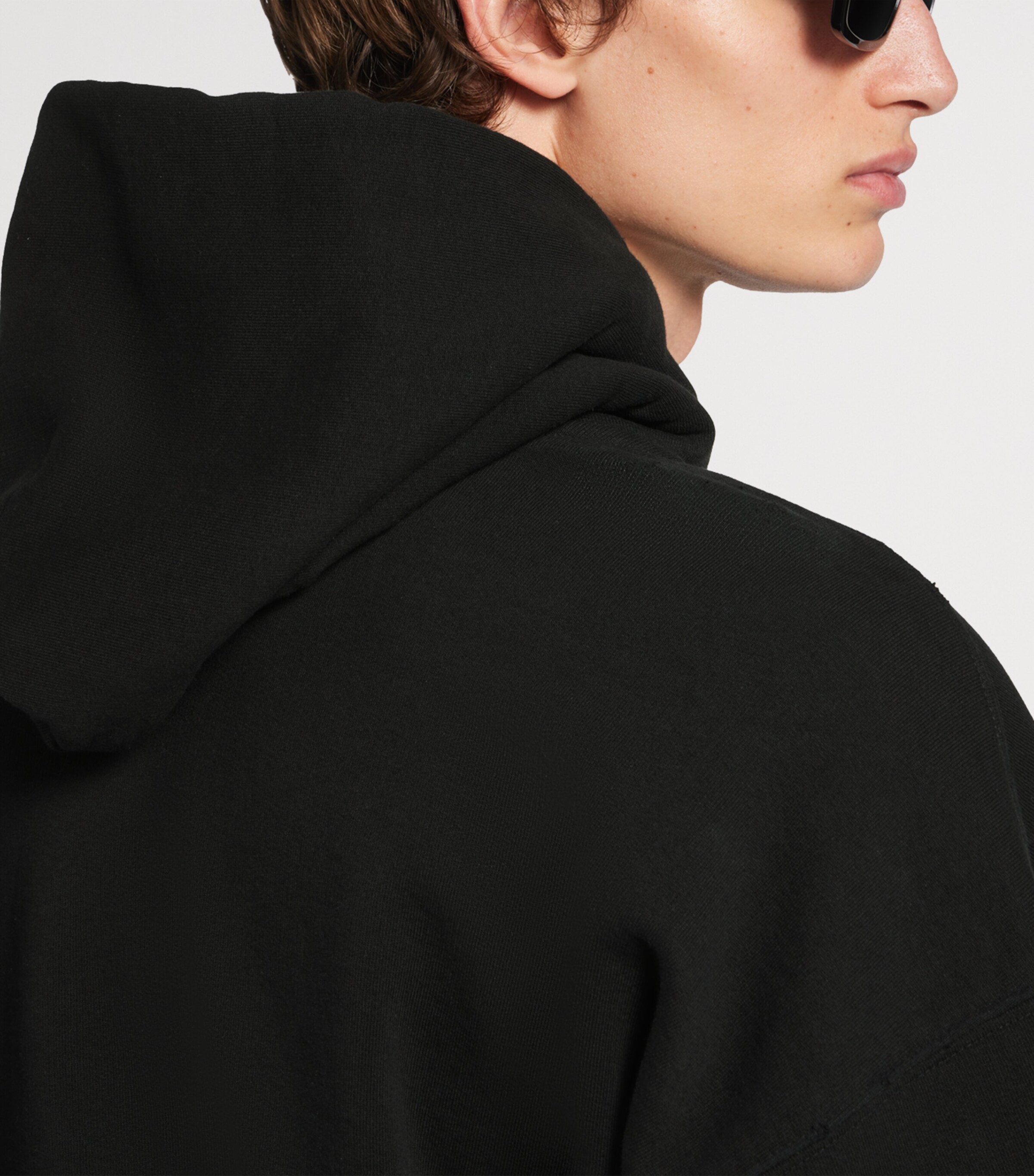 Balenciaga Mens Cotton Messy Spray Hoodie Image 6