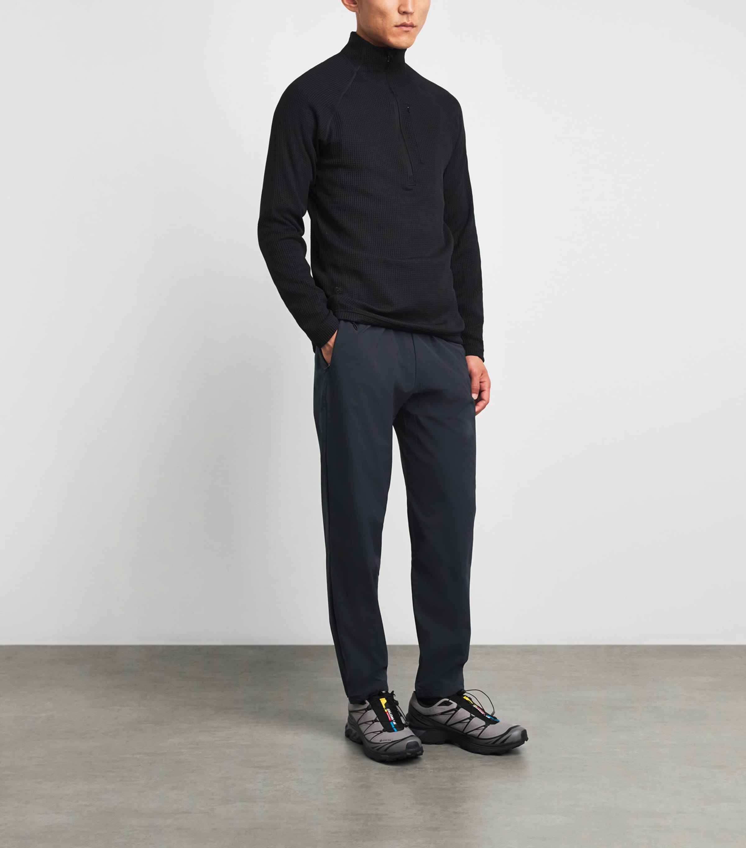 Houdini Mens Ripstop Pace Trousers True Black Image 2