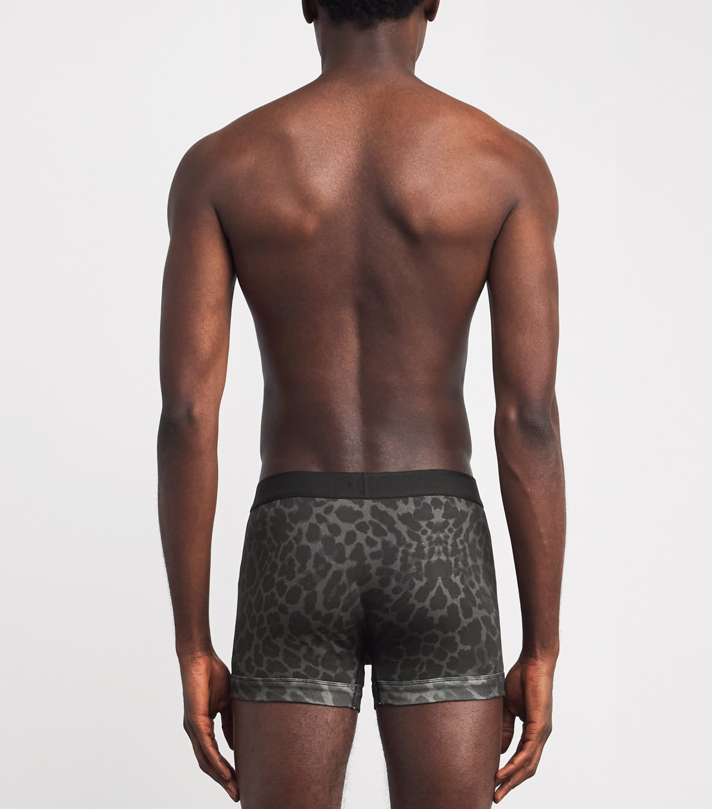 Stretch-Cotton Leopard Print Boxer Briefs 029 INK Image 3