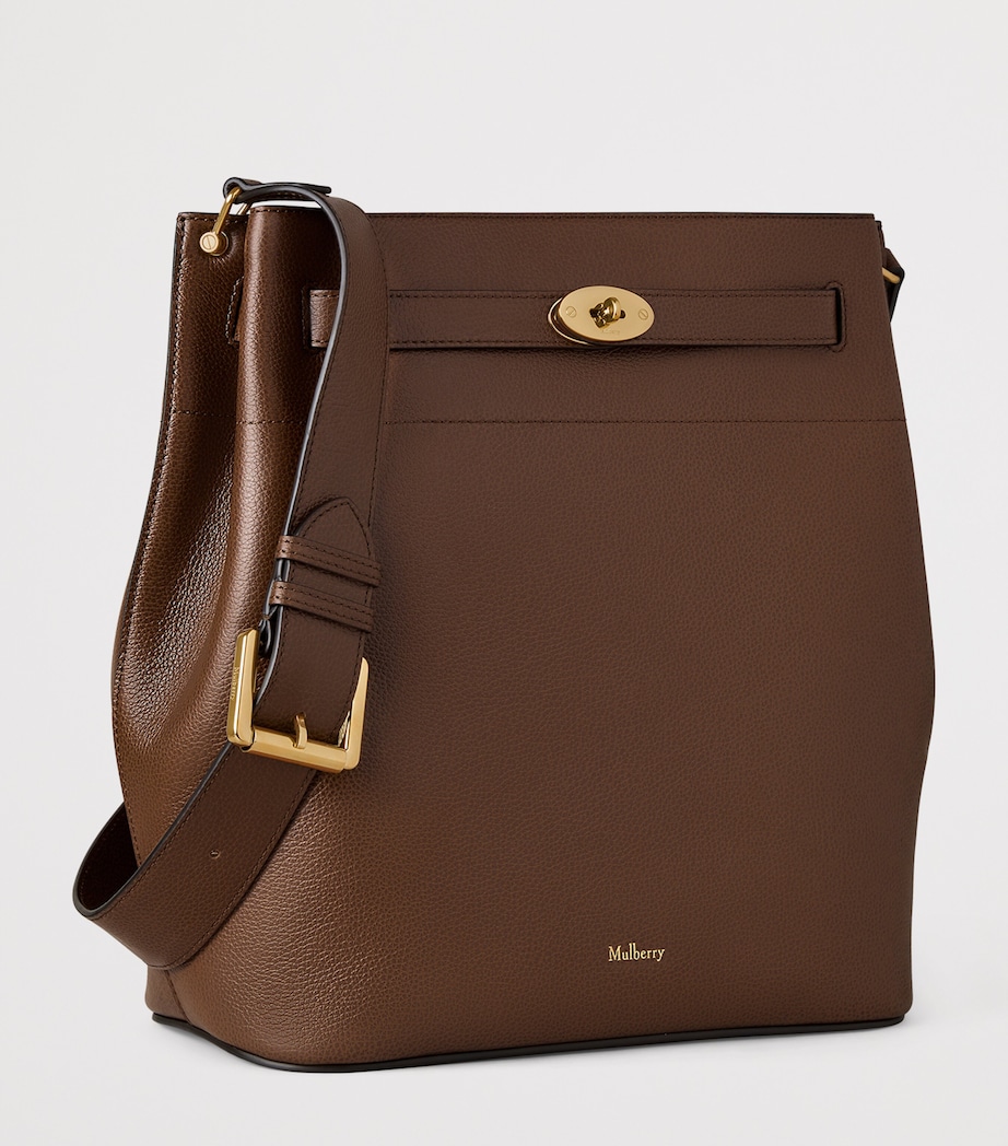 Large Leather Islington Bucket Bag OAK Image 2