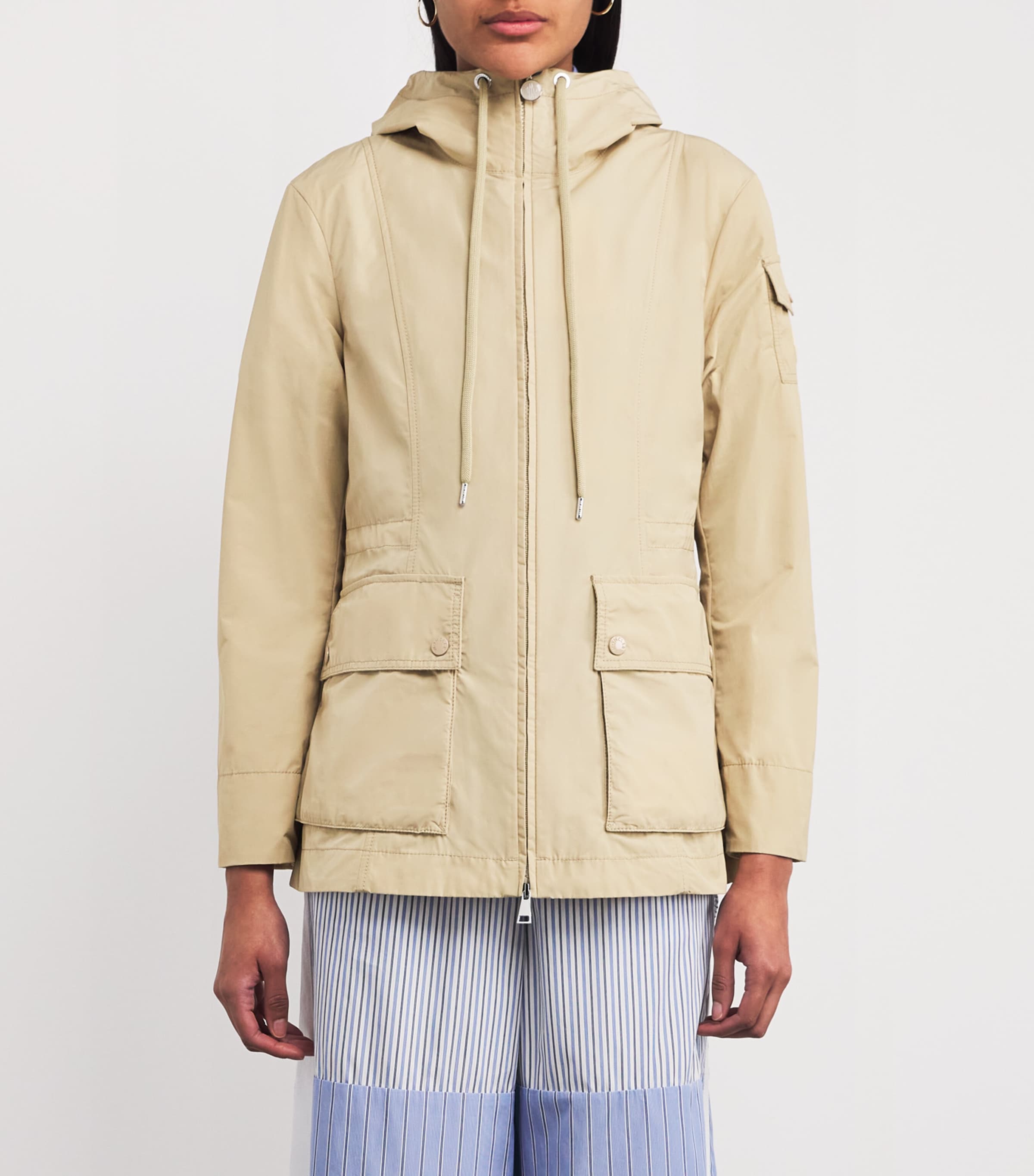 Moncler Hooded Leandro Parka Jacket | Harrods UK