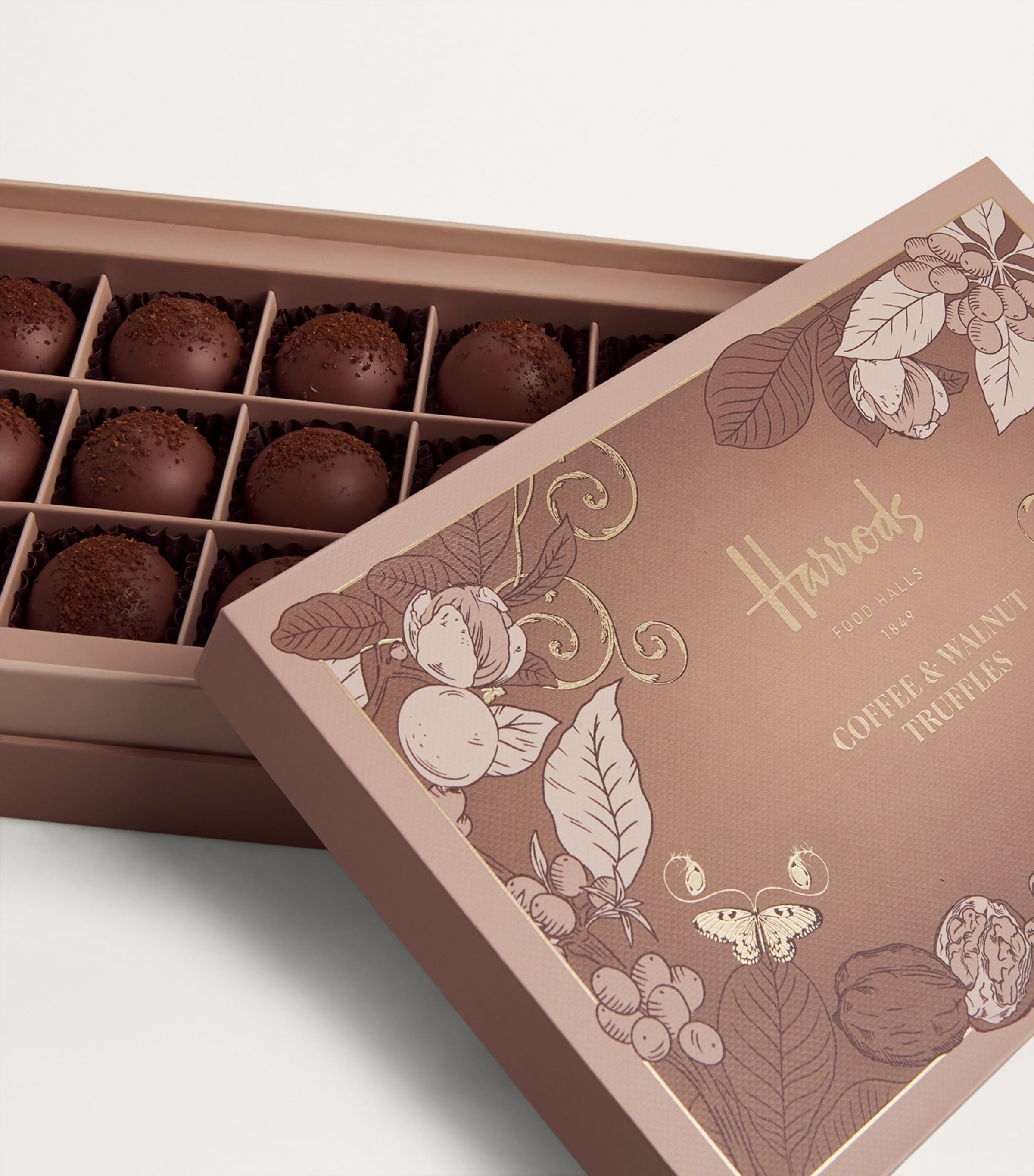 15-Piece Coffee & Walnut Truffles (195g) NO COLOUR Image 2