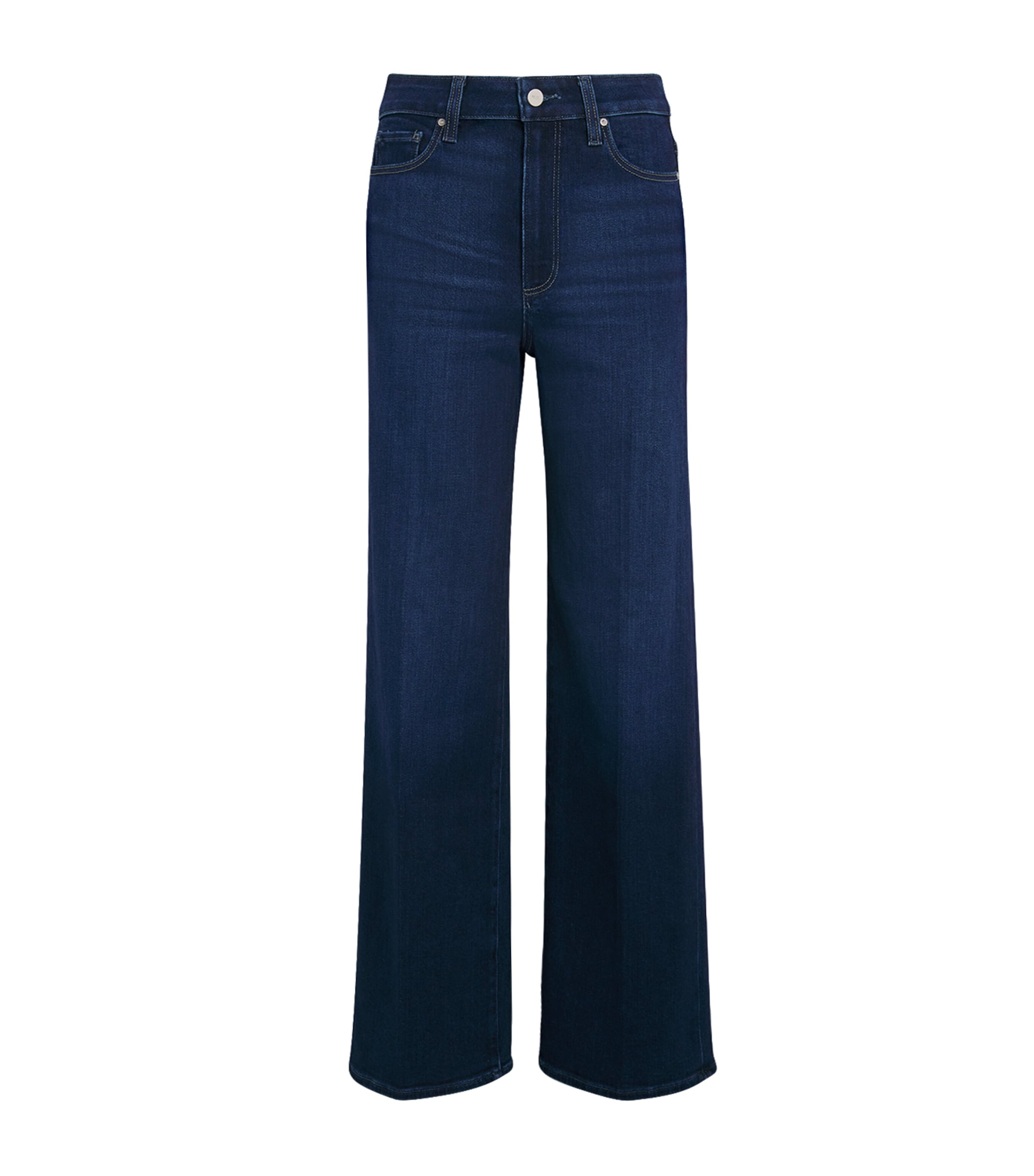 Paige Anessa Wide-leg Jeans In Blue