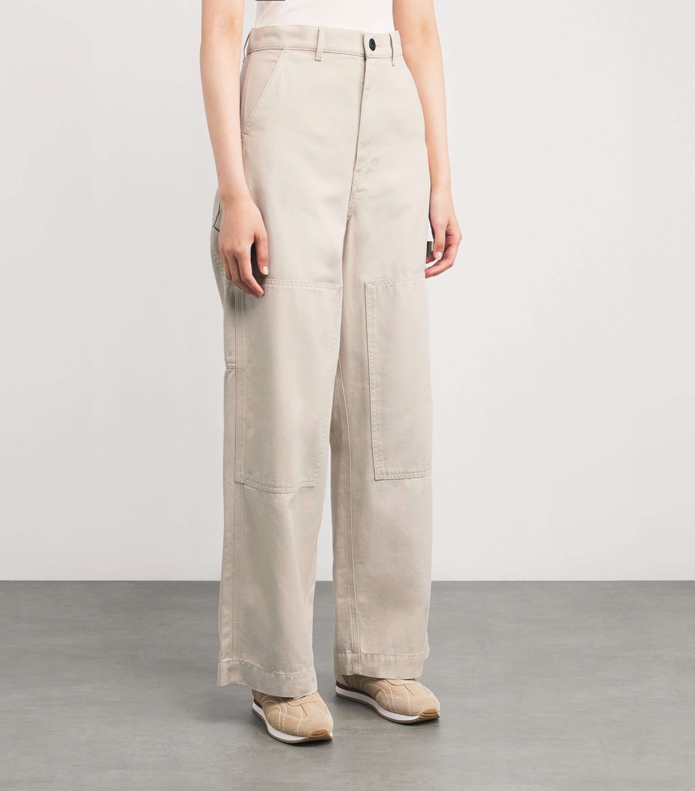 【送料&関税込】Weekend Max Mara Concealed Fitted Trousers Weekend Max Mara Cotton Cargo Trousers | Harrods US