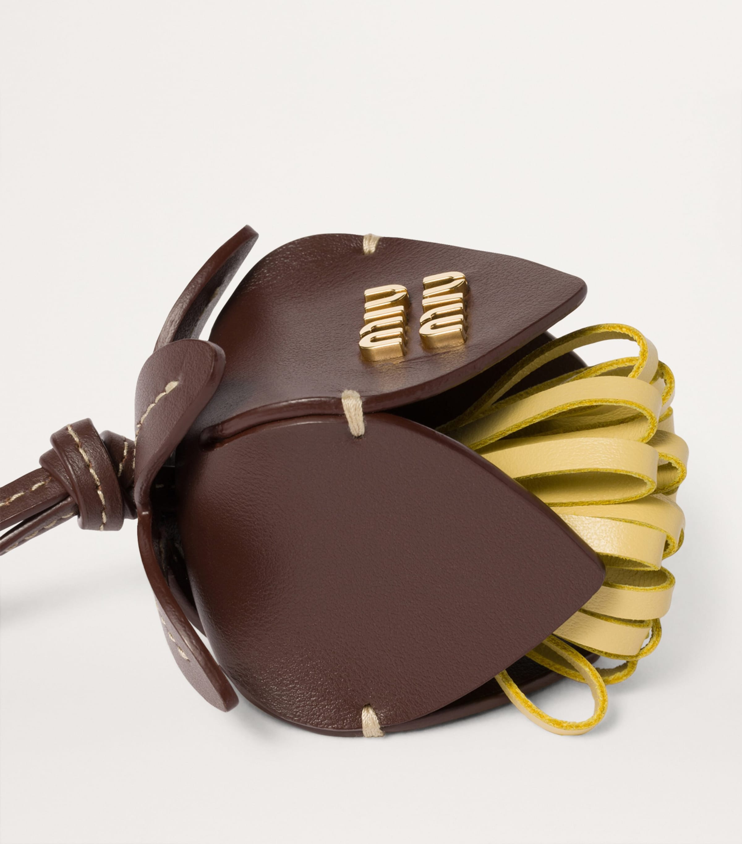 Miu Miu Leather Trick Charm | Harrods UK