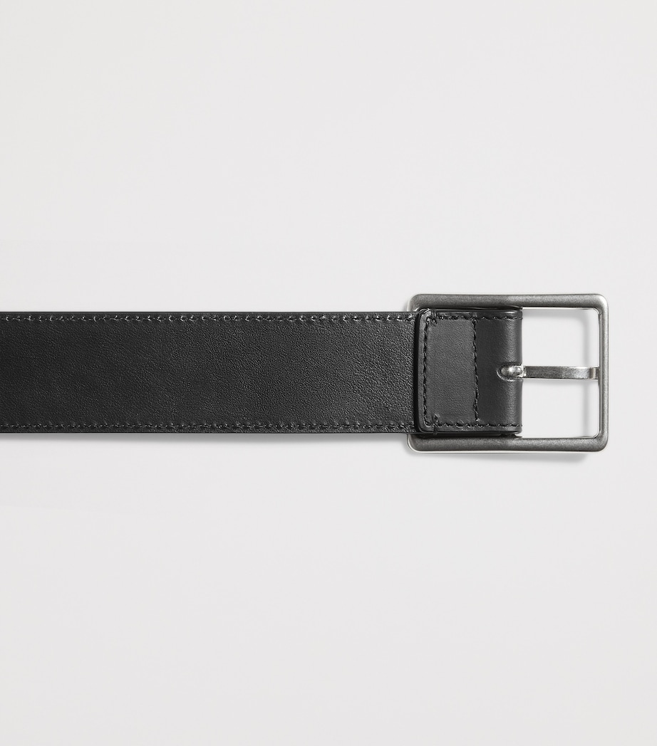 Bottega Veneta Leather Intrecciato Piccolo Belt Image 4