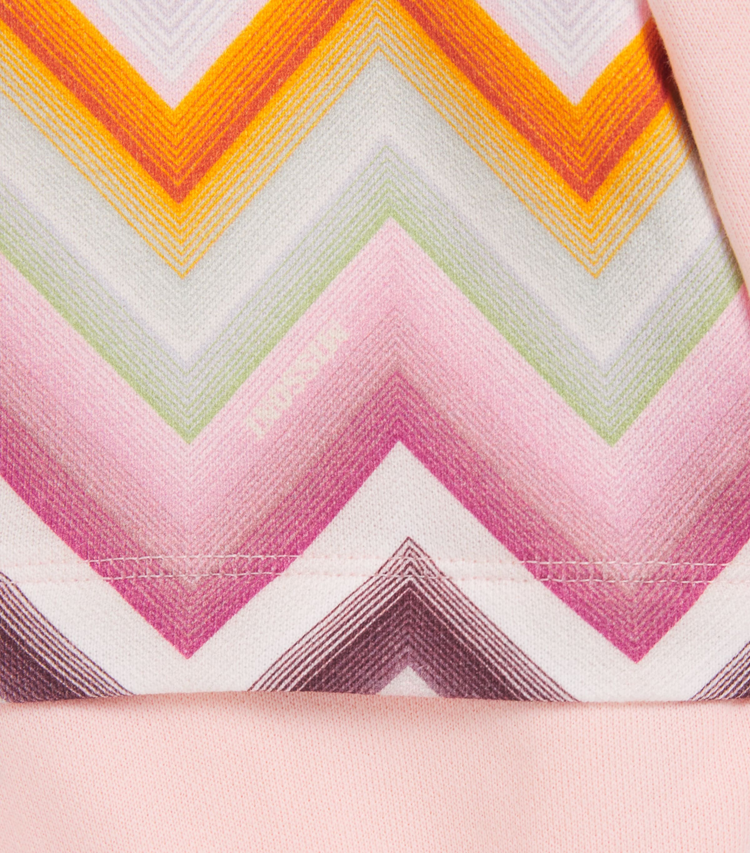 Missoni Kids Cotton Zigzag Zip-Up Sweatshirt (4-14 Years) Rosa/multicolor Image 3