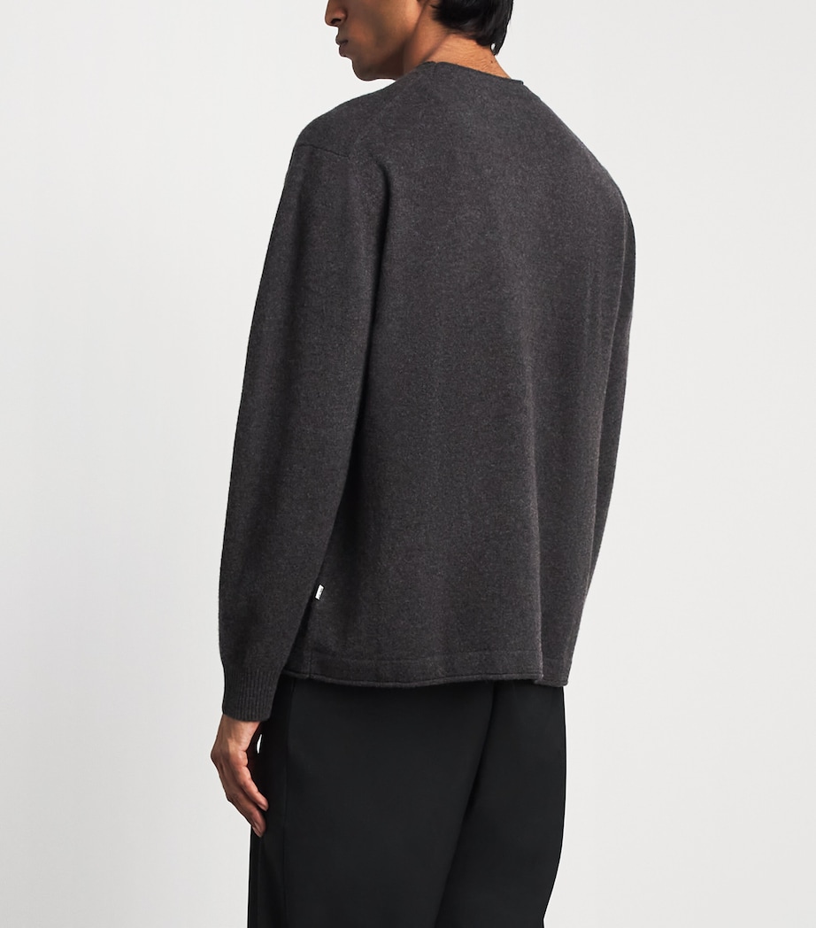 NN.07 Mens Wool Sammy Sweater Earth Mel Image 5