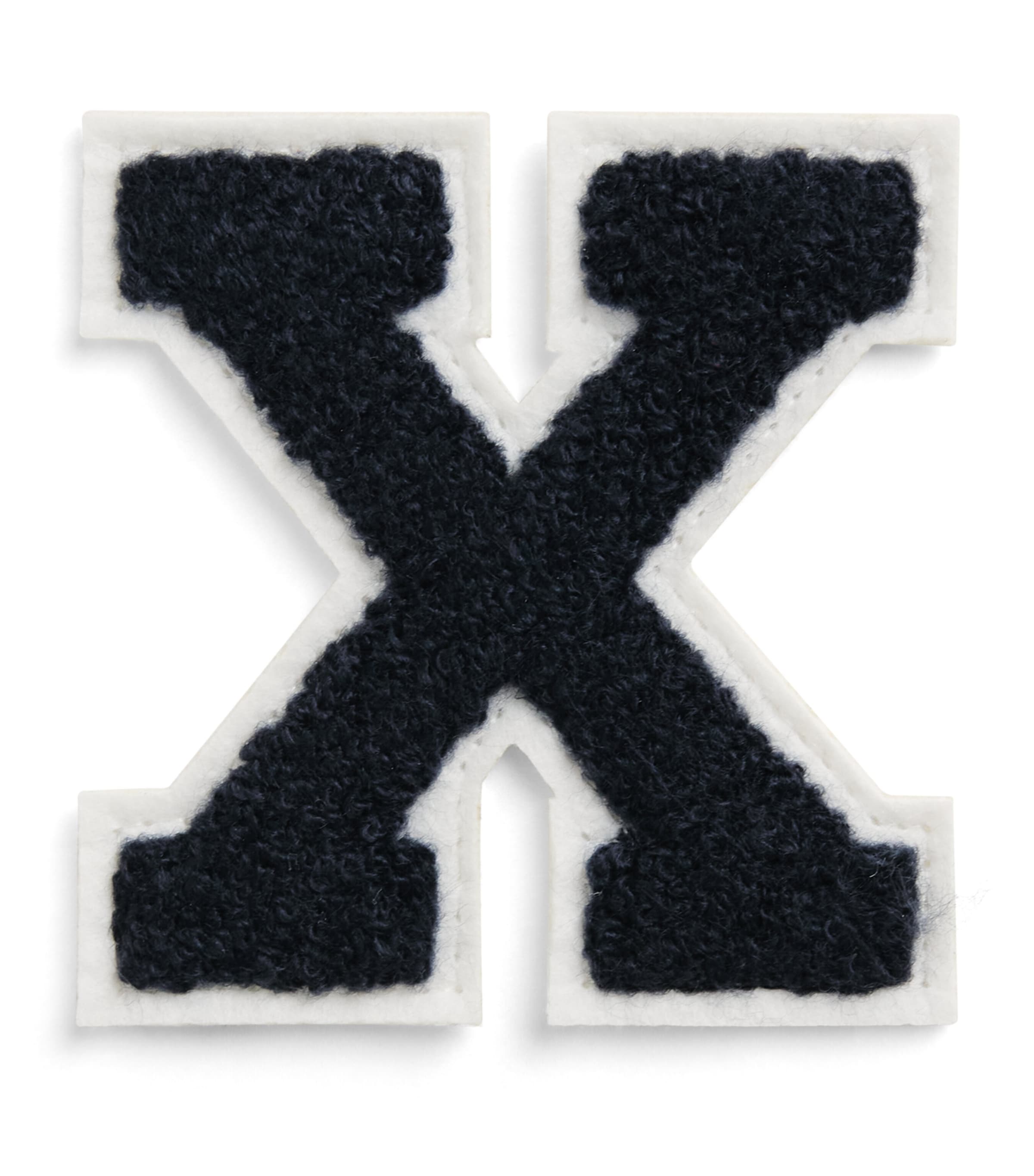 BECCO BAGS Letter X Patch Navy/white Image 1