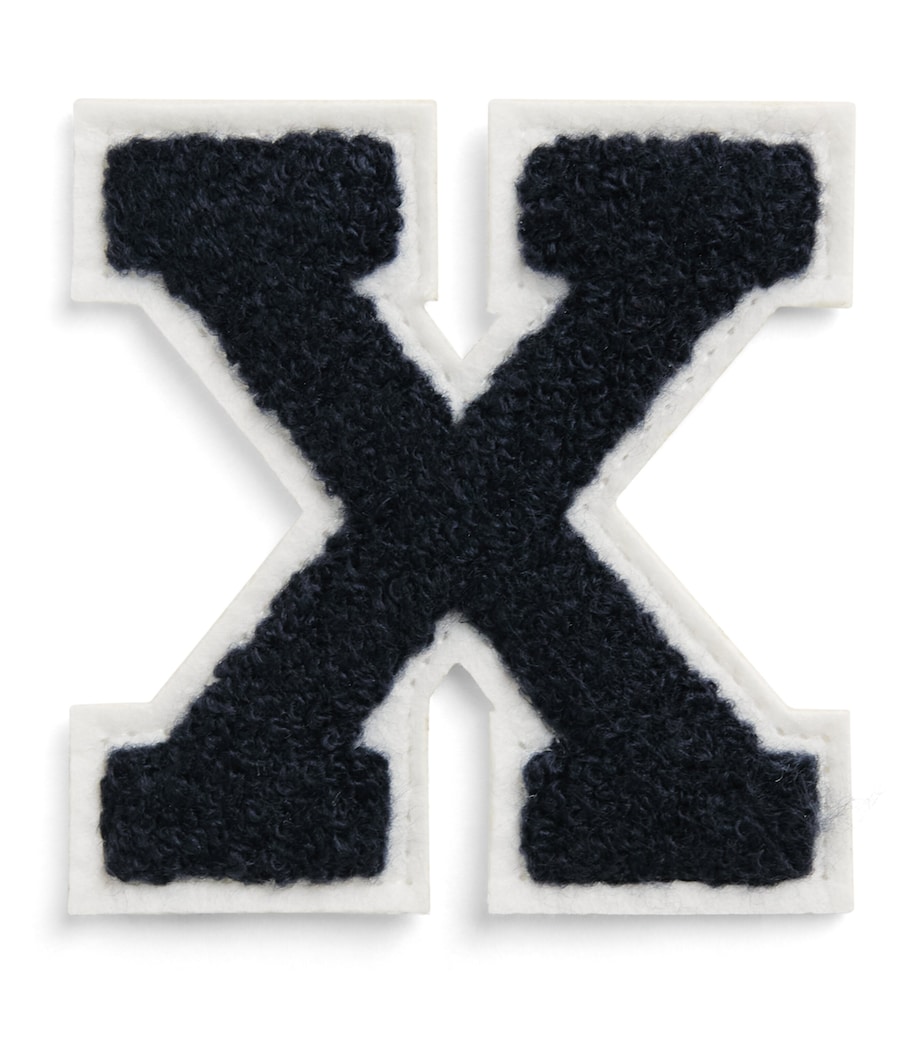 BECCO BAGS Letter X Patch Navy/white Image 1