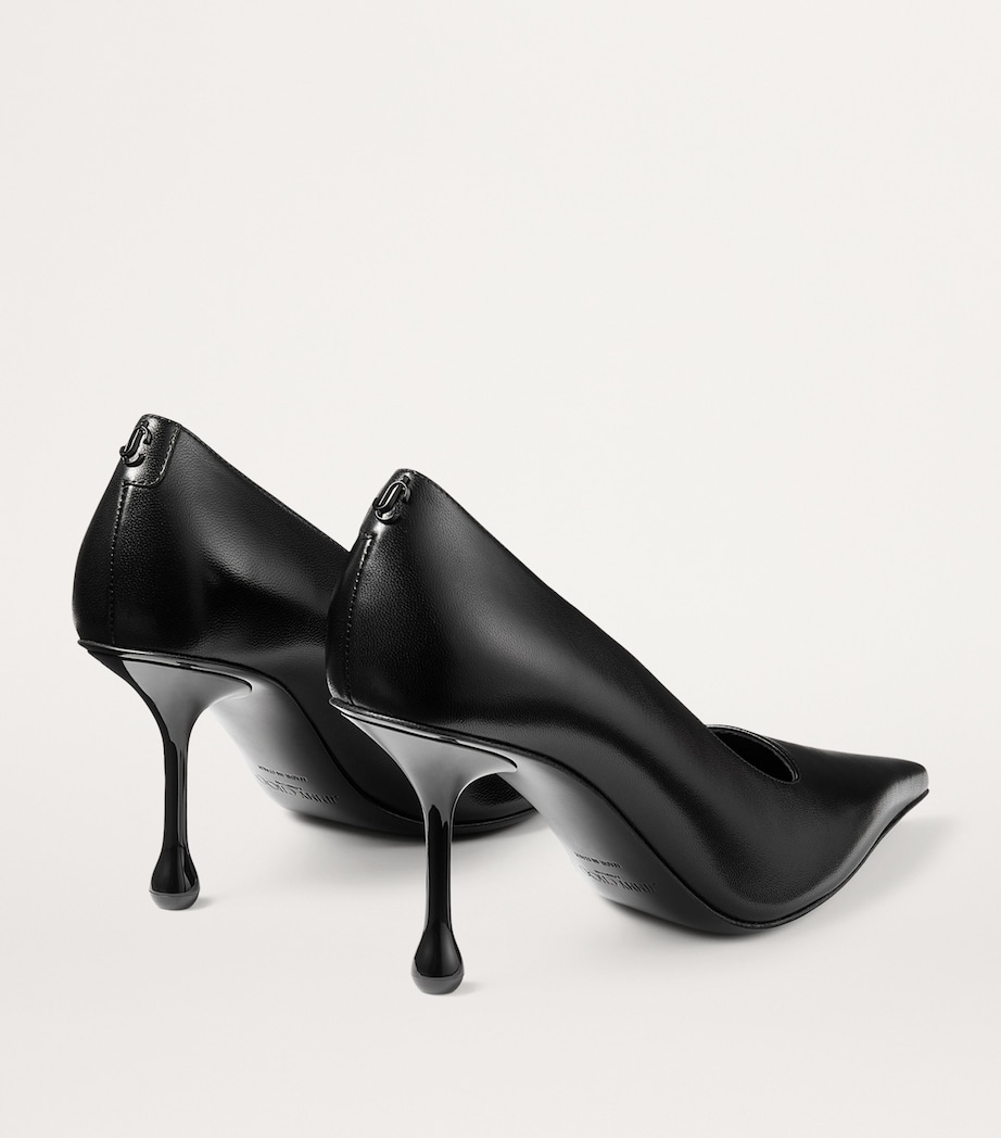 Ixia 80 Leather Pumps BLACK Image 5