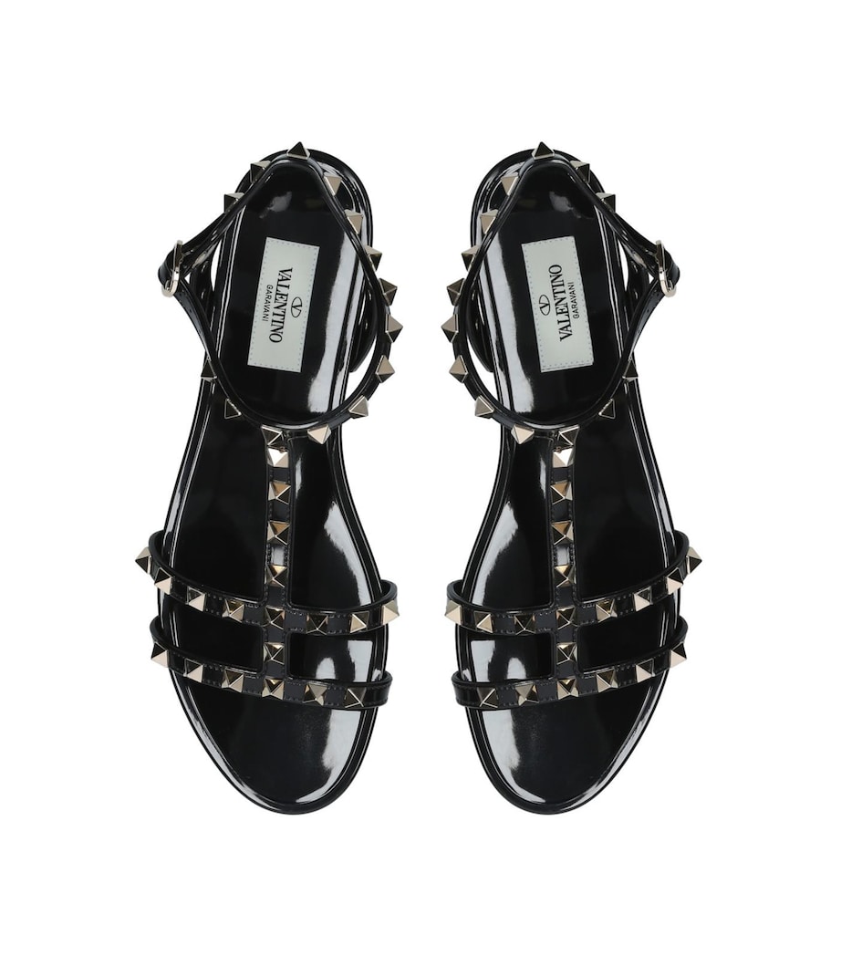 Rockstud Gladiator Sandals BLACK Image 6