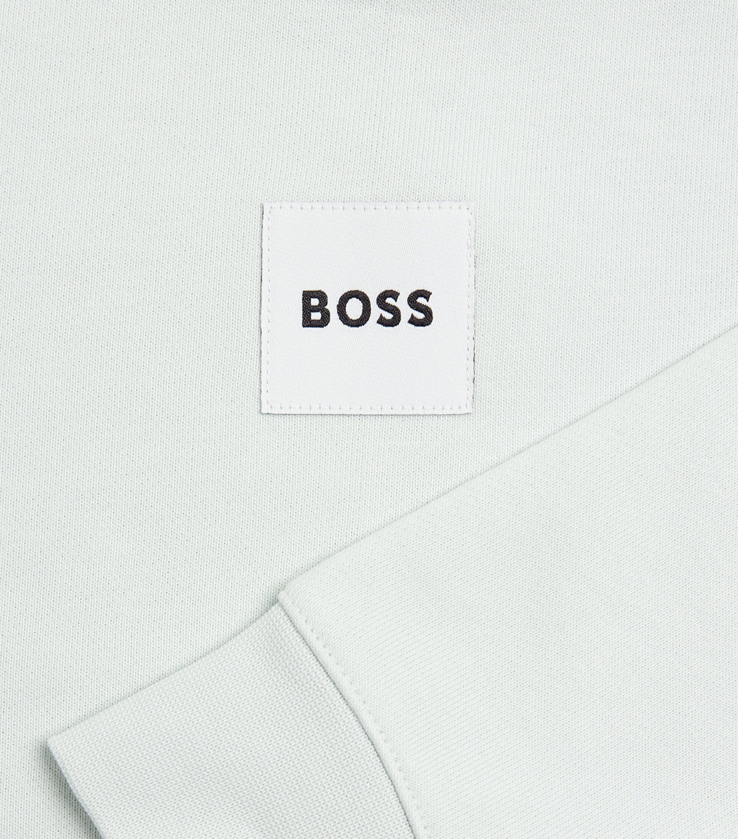 BOSS Kidswear Stretch-Cotton Logo Sweatshirt (4-16 Years) Green Image 4