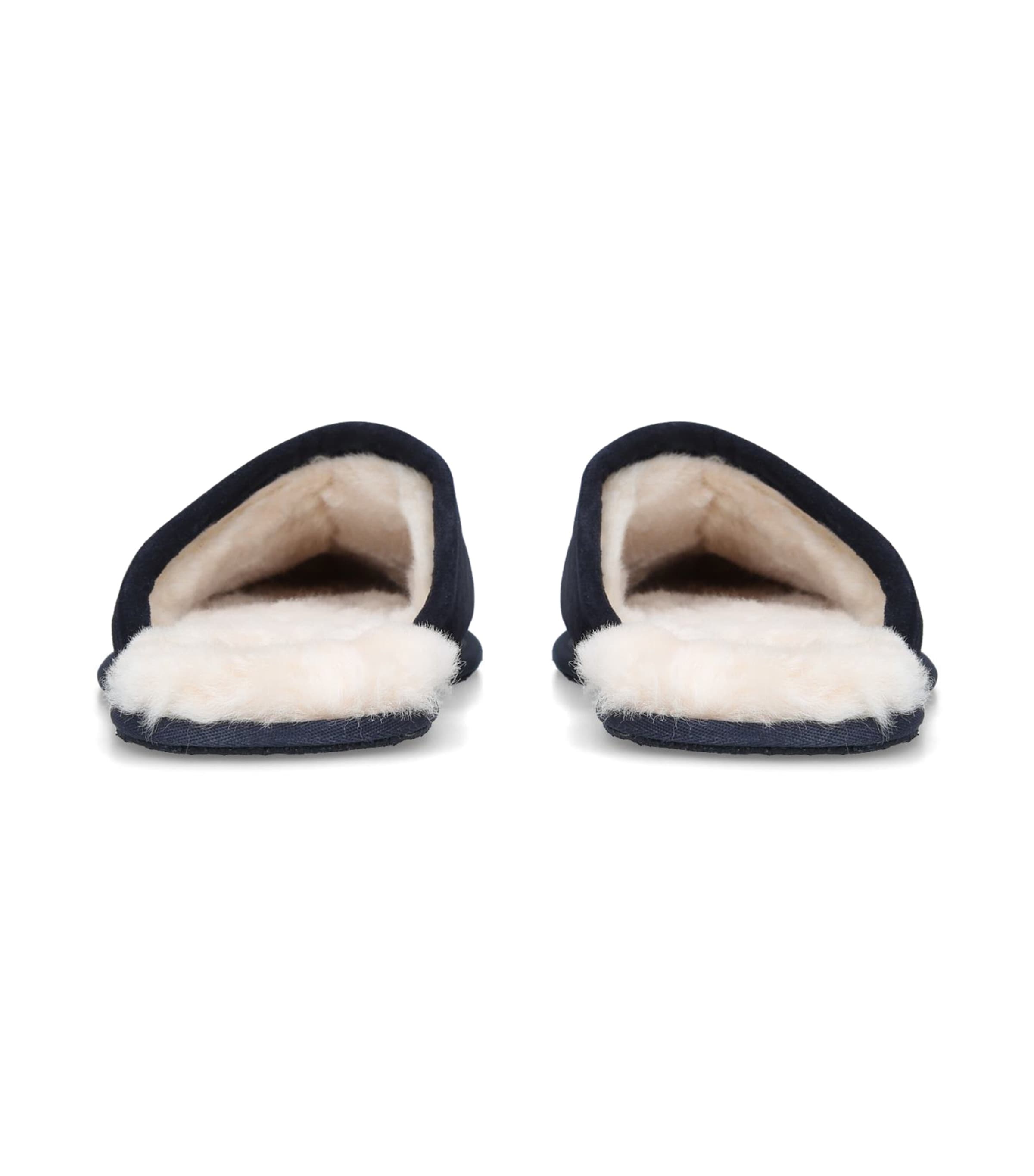 Scuff Suede Slippers NAVY Image 2