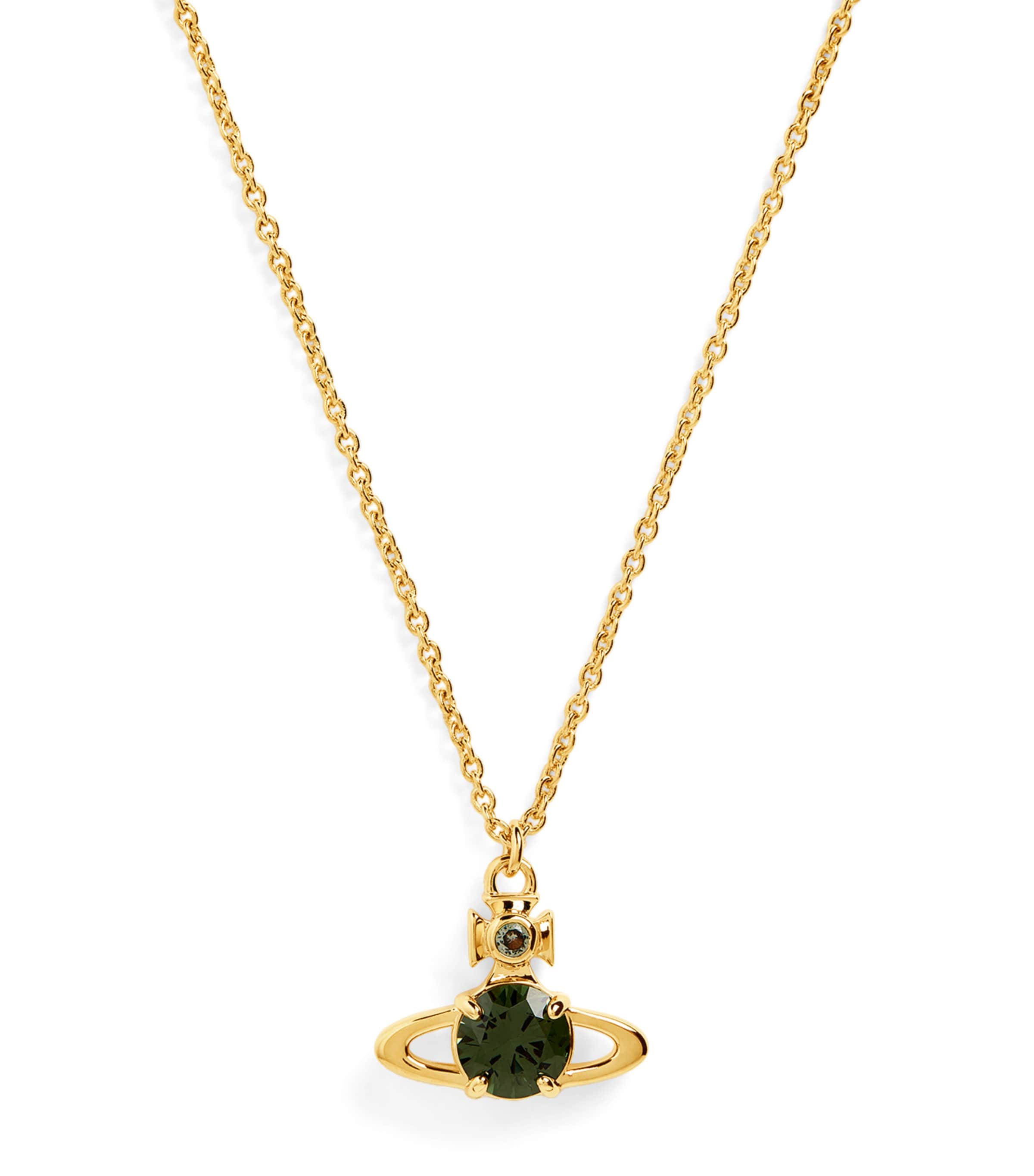 Vivienne Westwood Large Reina Pendant Necklace In Gold