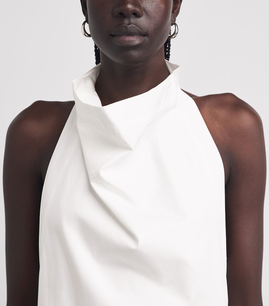 camilla and marc halter dress Black Halter Golden Myna Dress