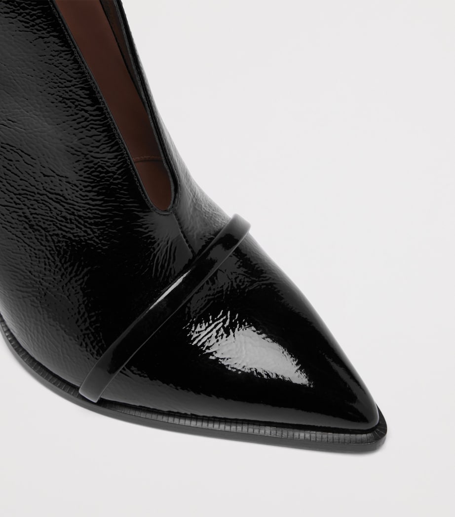 Patent Leather Clara Ankle Boots 70 BLACK Image 5