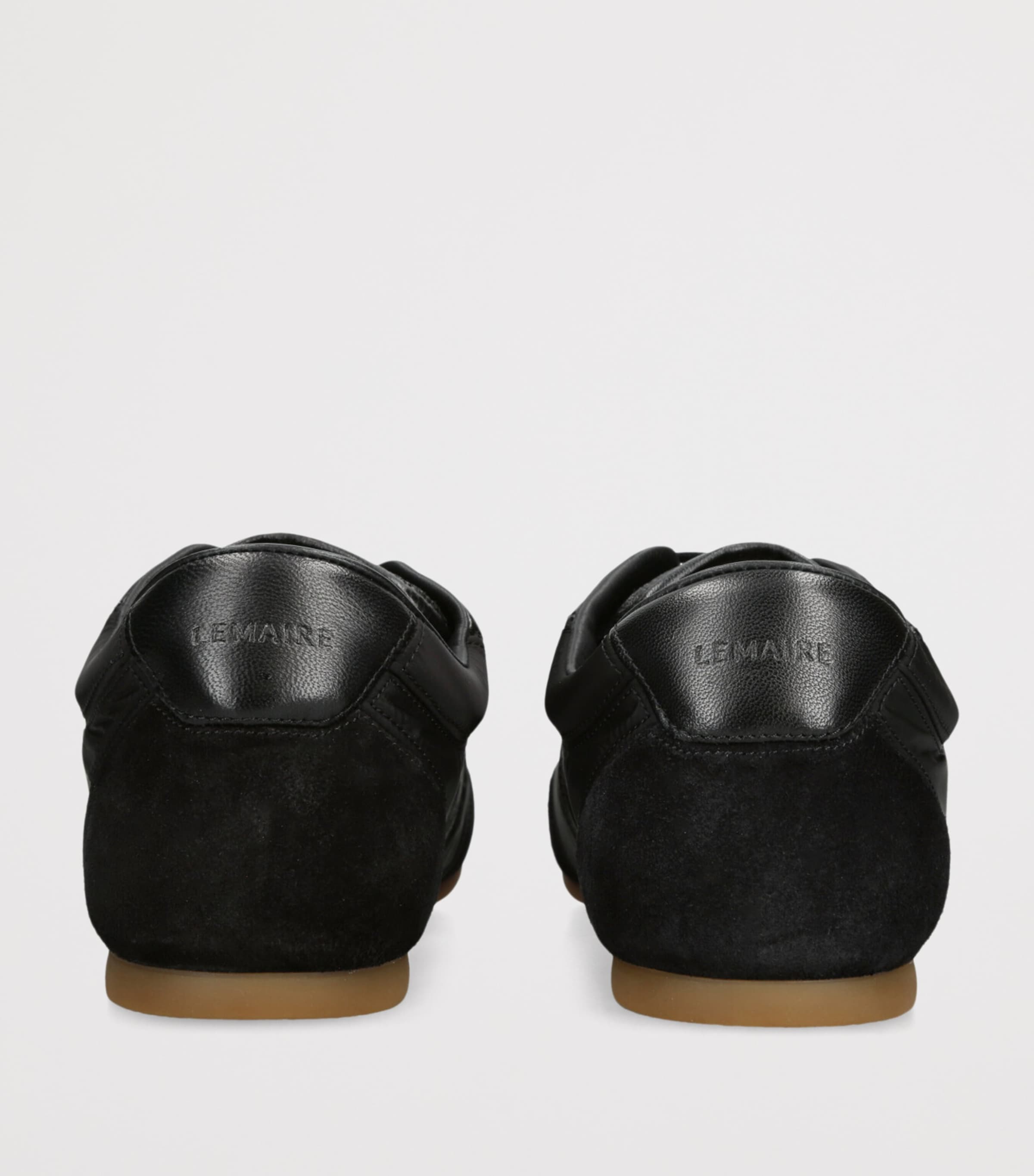 Lemaire Suede Soft Runner Sneakers Black Image 2