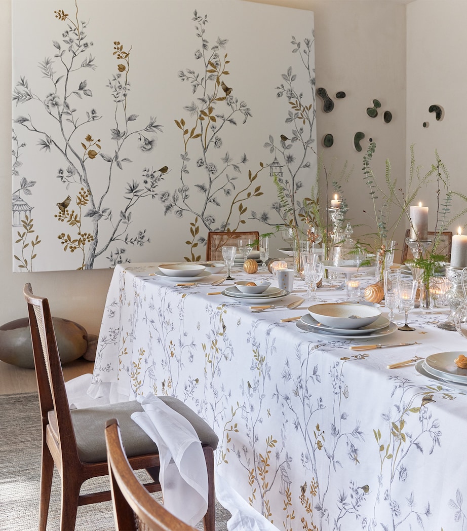 Linen Botanical Tablecloth (170cm x 320cm) WHUGE SR Image 2
