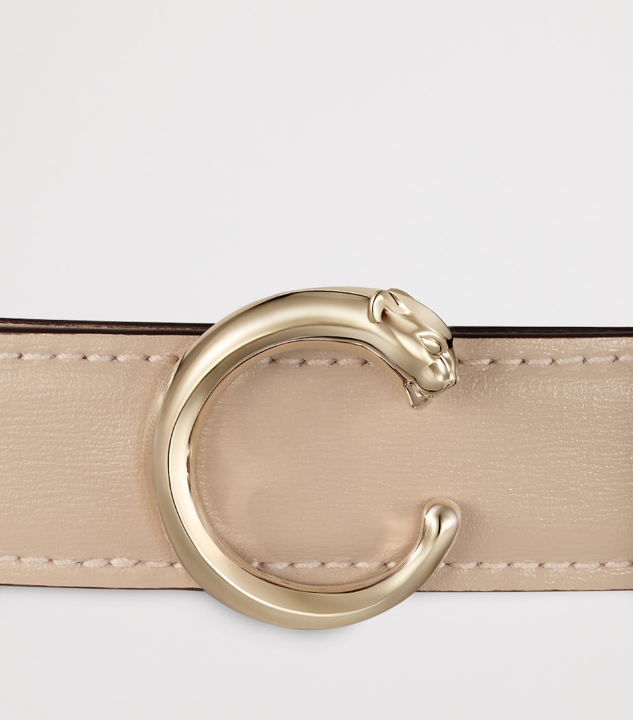 Cartier Medium Leather Panthère de Cartier Belt Cord Beige Image 3