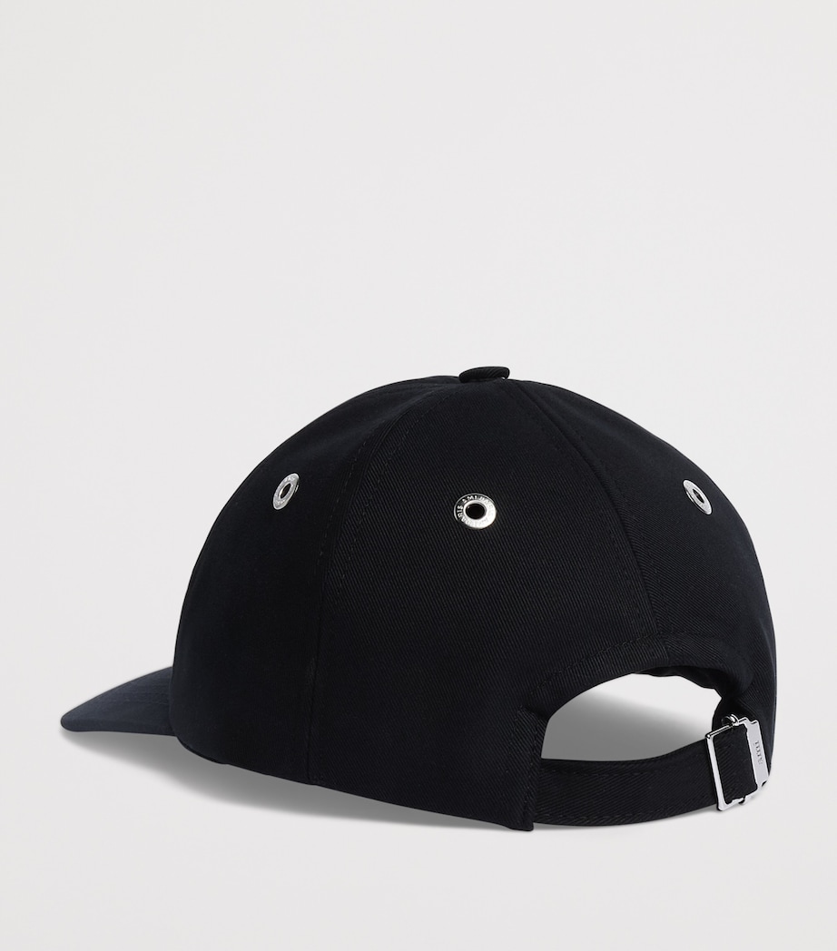 AMI Paris Embroidered Logo Baseball Cap Black Image 3
