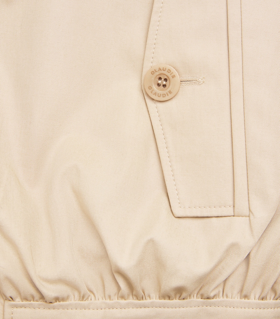 Claudie Pierlot Womens Cotton Scarf Jacket Beige Image 5