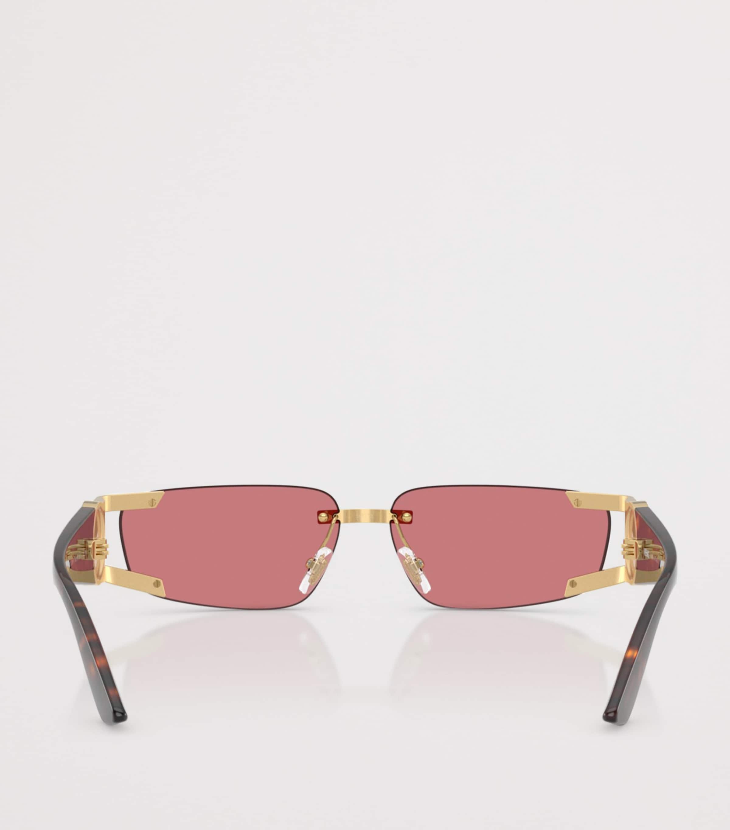 Versace Metal VE2291 Rectangle Sunglasses Image 4