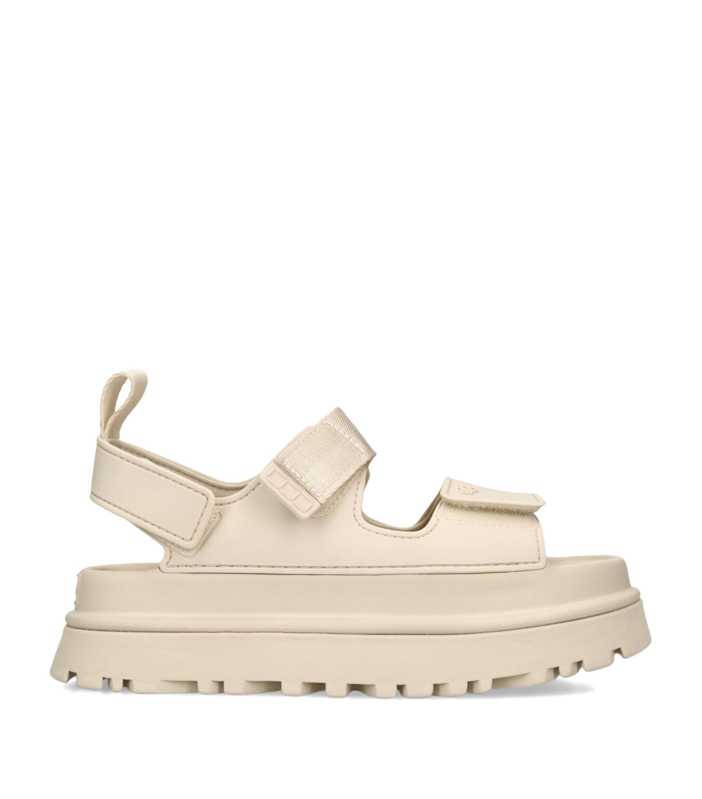 Ugg Thick Flat-soled Sandals In Beige