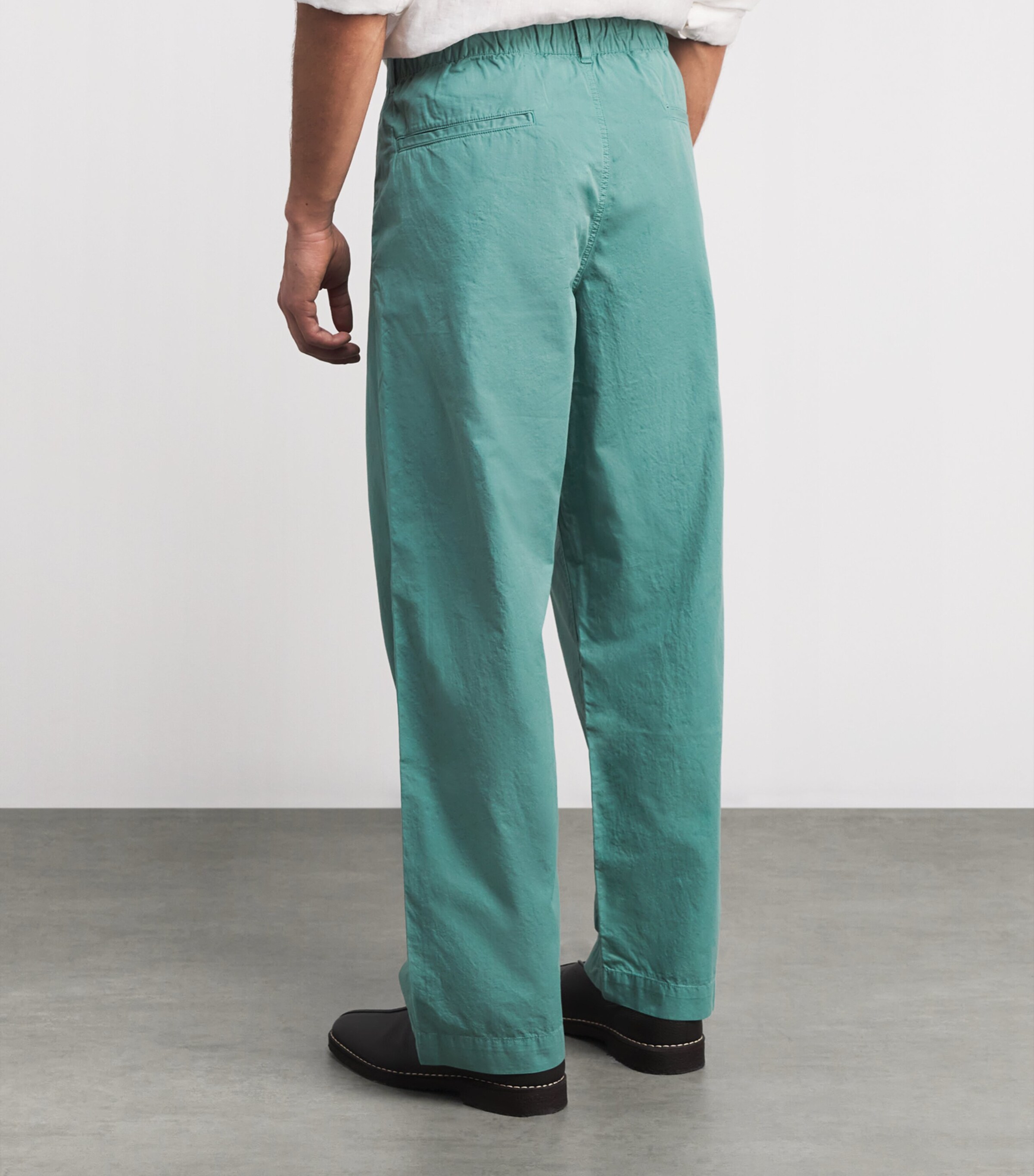 Stretch-Cotton Twill Prepster Trousers SEAFOAM BLUE Image 4