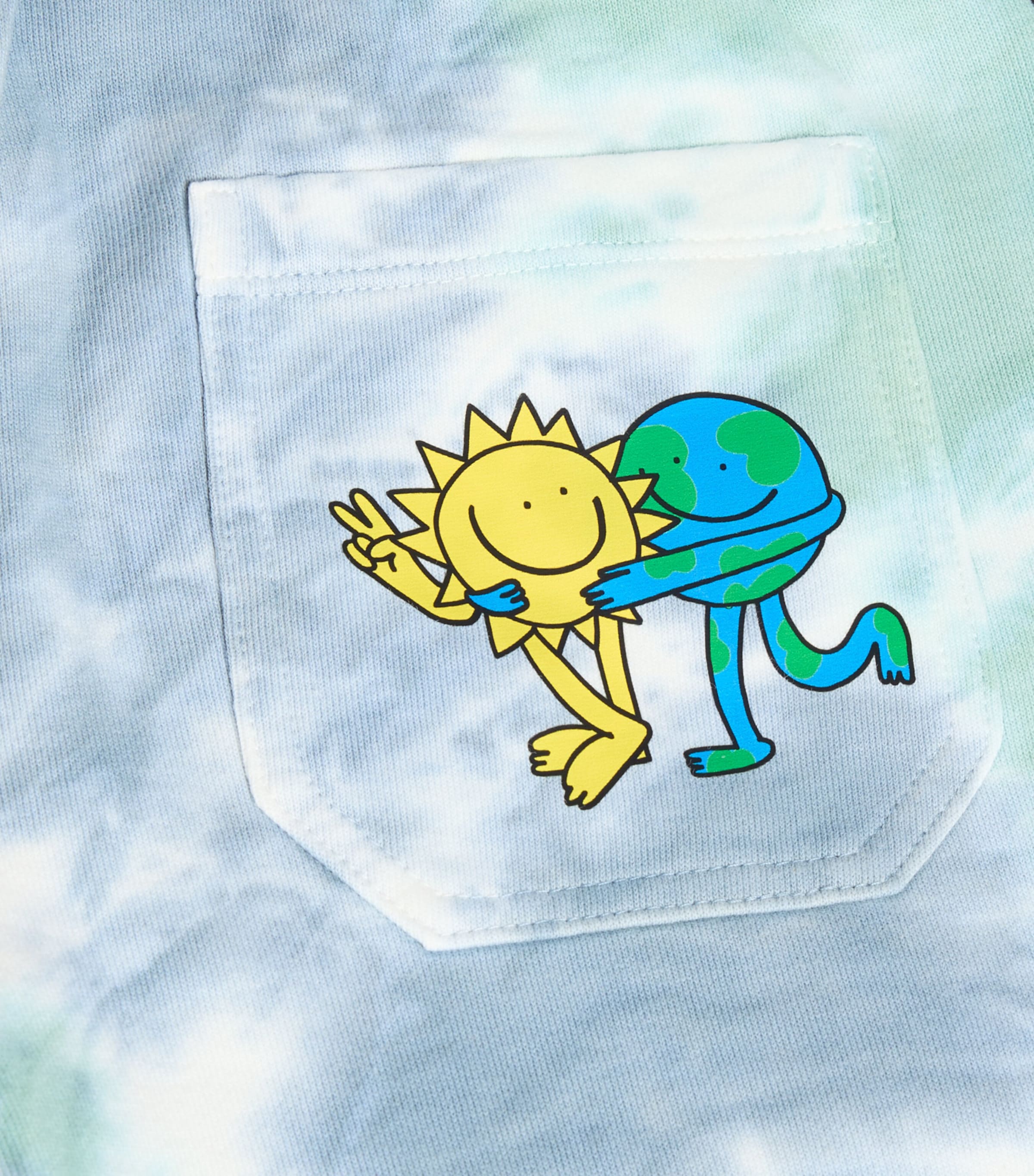 Organic Cotton Tie-Dye Sweatpants (3-14 Years) 999MCMULTICOLOR Image 2