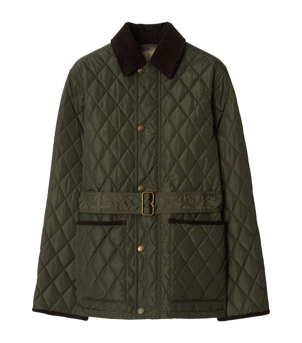 Quilted Belted Field Jacket