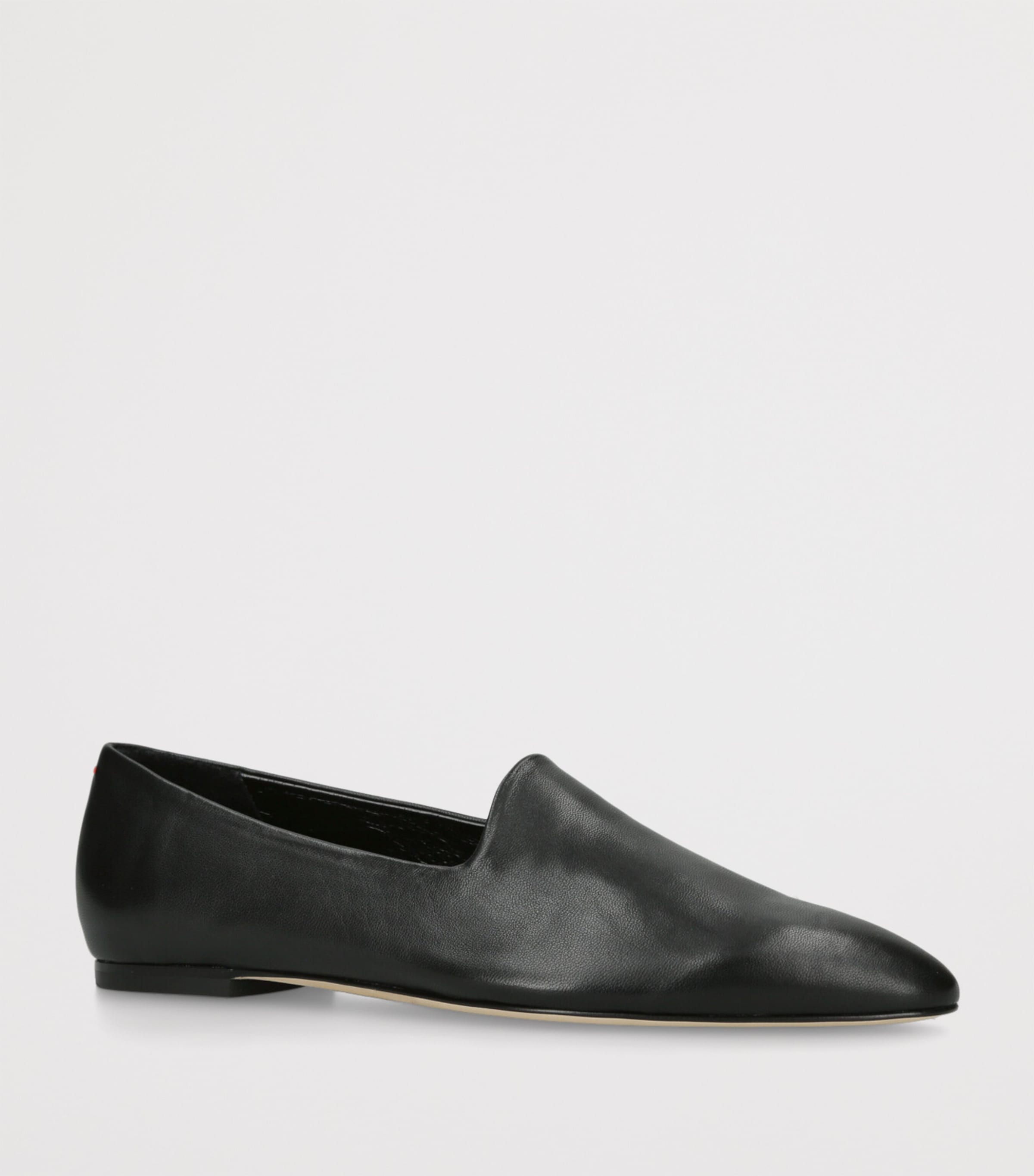 aeyde Leather Vanna Loafers Black Image 3
