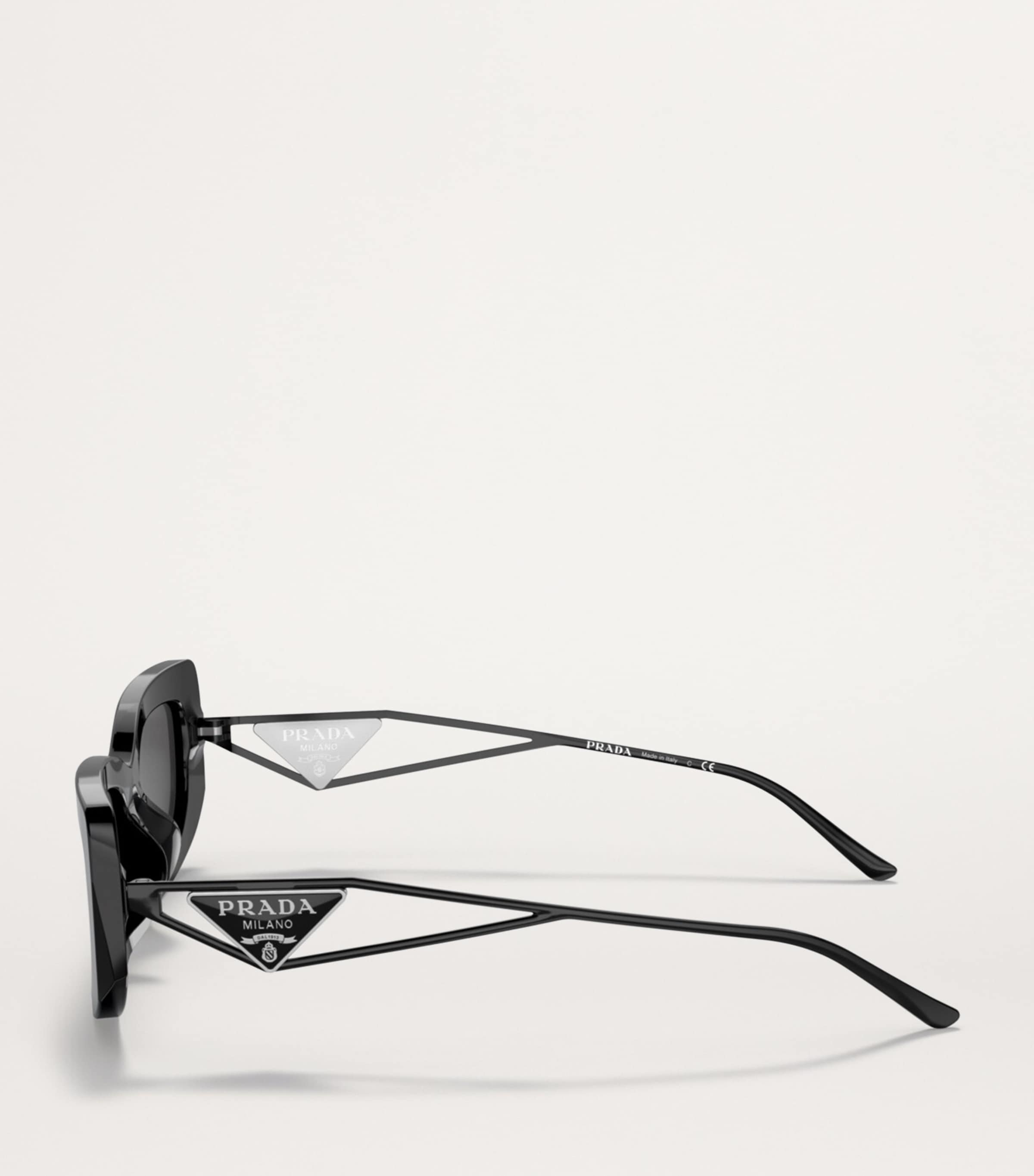 Prada Acetate Rectangle PR14YS Sunglasses Image 3