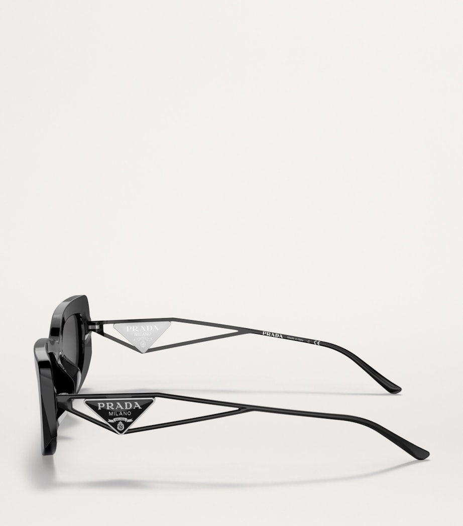 Prada Acetate Rectangle PR14YS Sunglasses Image 3