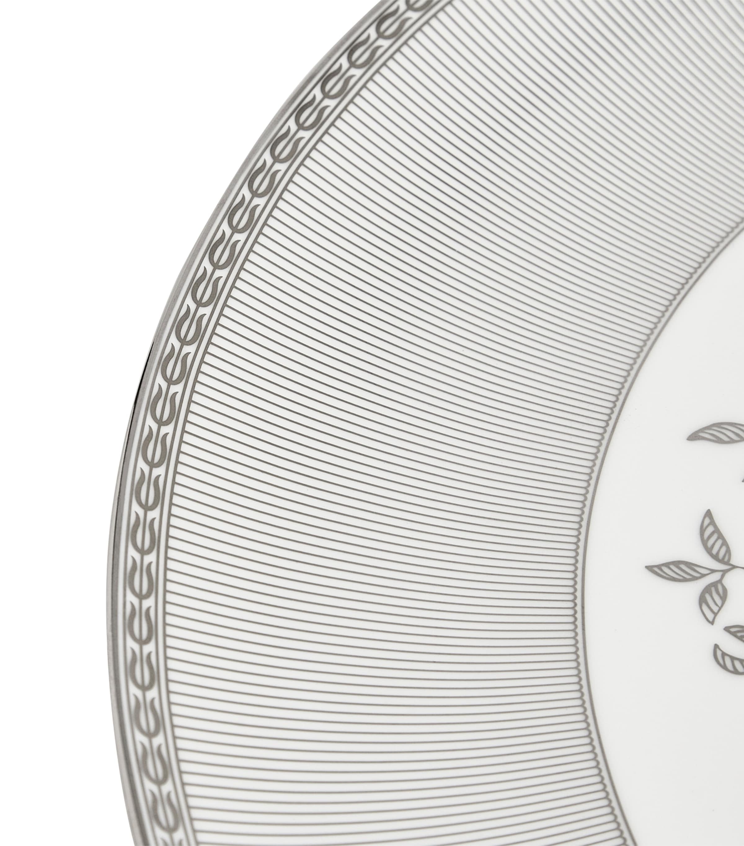 Wedgwood Bone China Silver Tonquin Plate (34cm) Silver Image 5