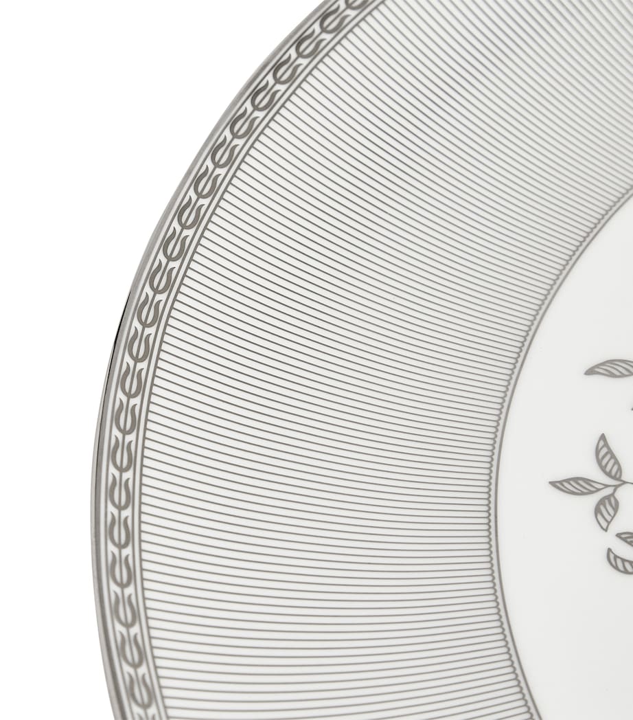 Bone China Silver Tonquin Plate (34cm) SILVER Image 5