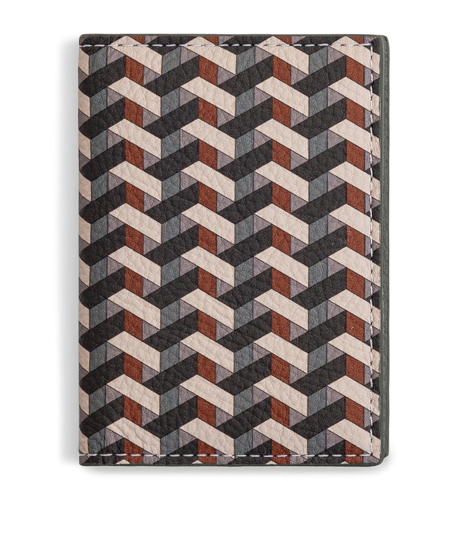 Poltrona Frau Traveller's Collection Card Holder Pelle Frau Wvrs Sage Image 1